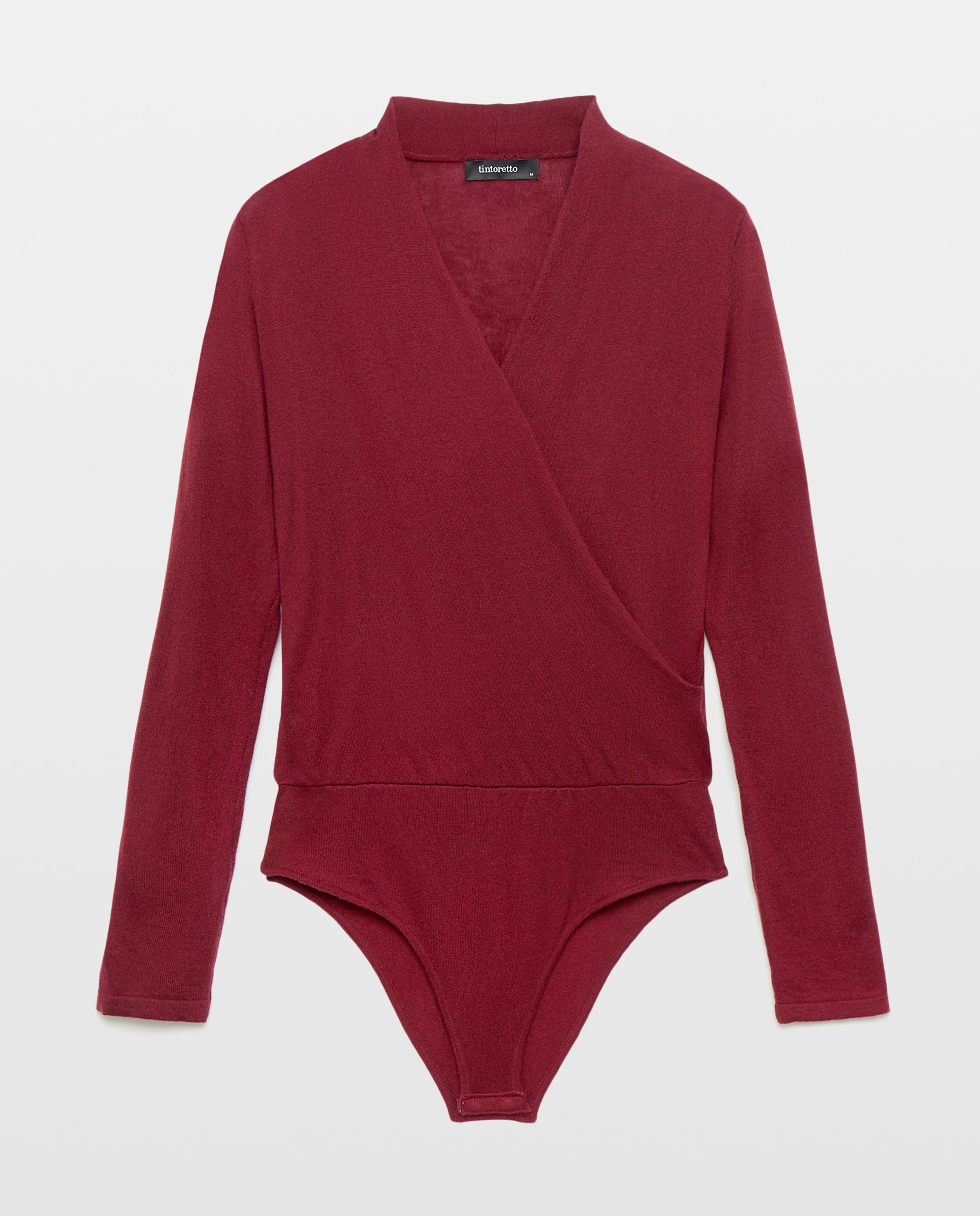 Suéter body de mujer en punto - Tintoretto - 291 Berenjena 291 Berenjena-3