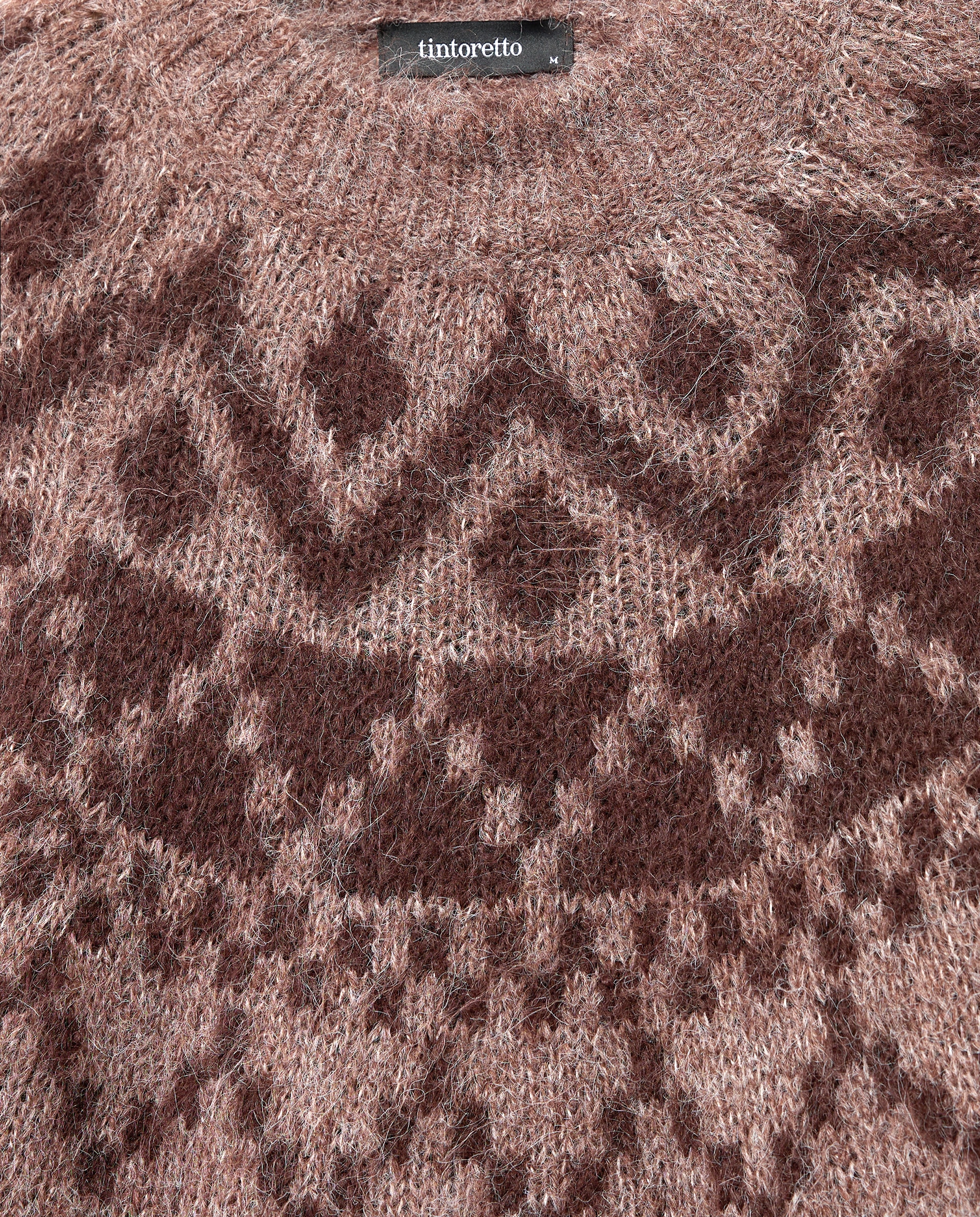 Suéter jacquard de mujer - Tintoretto - Rosa Rosa-5