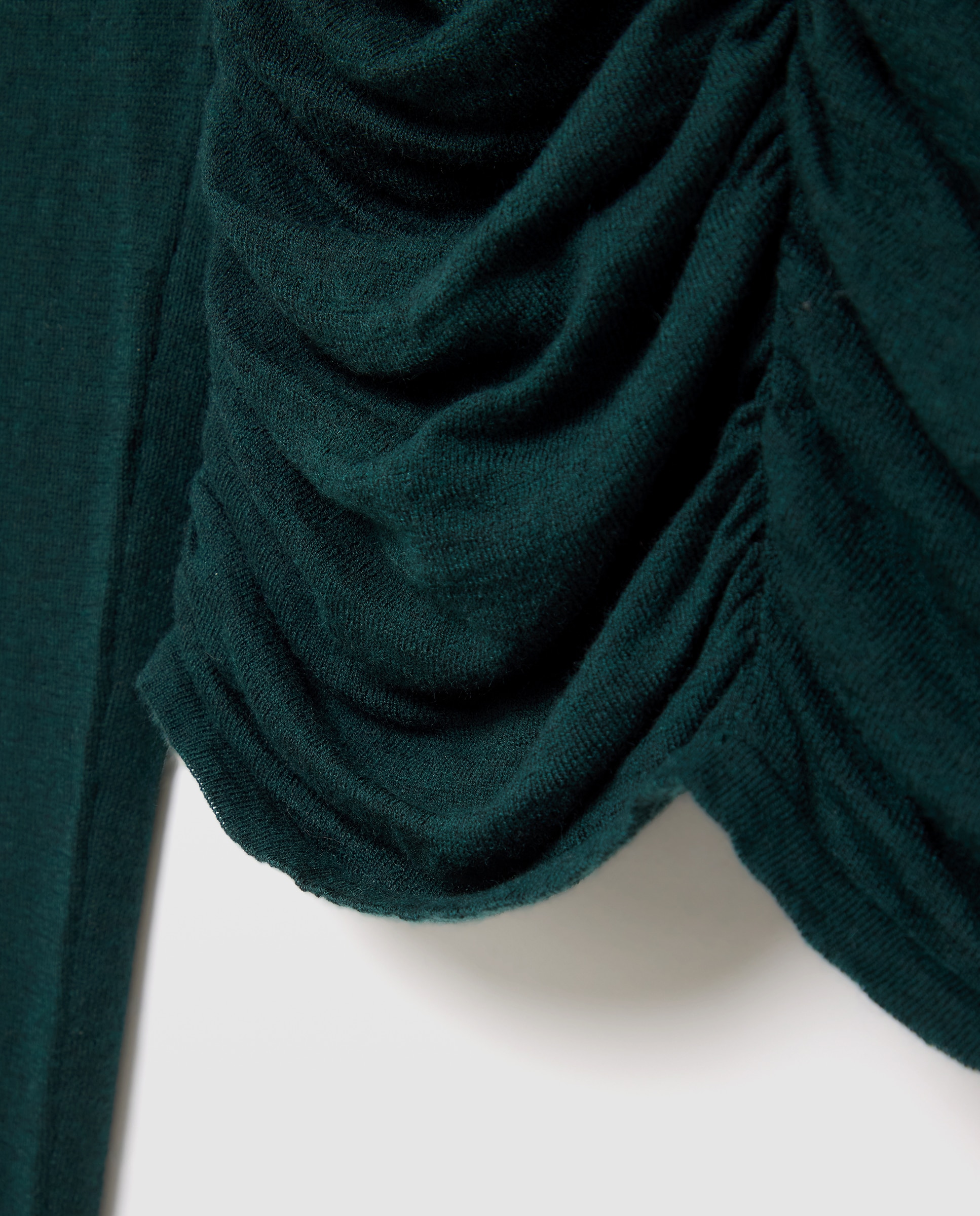 Jersey liso de manga francesa de mujer - Tintoretto - 530 Verde oscuro 530 Verde oscuro-2