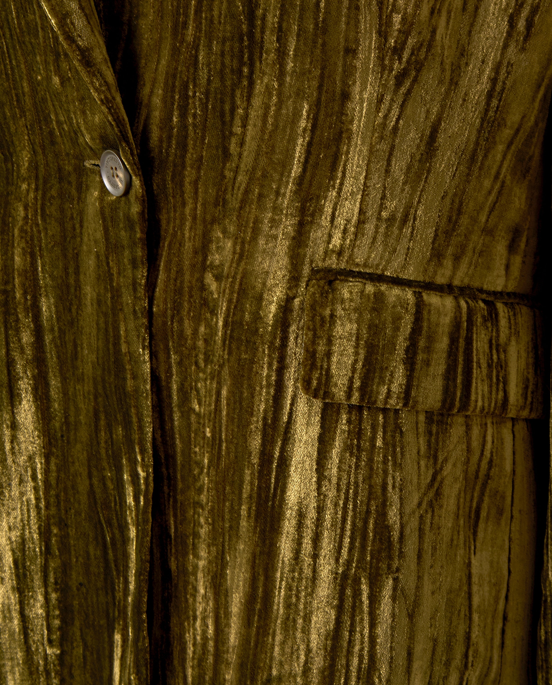 Blazer Liso de Veludo 530 Verde Escuro-6