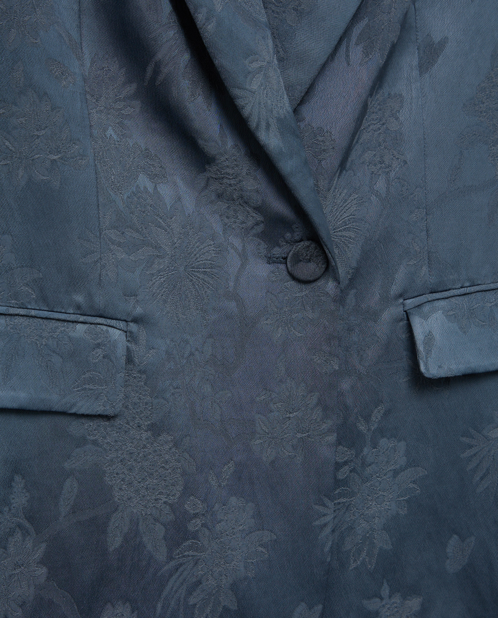 Blazer de Jacquard Azul-escuro-6