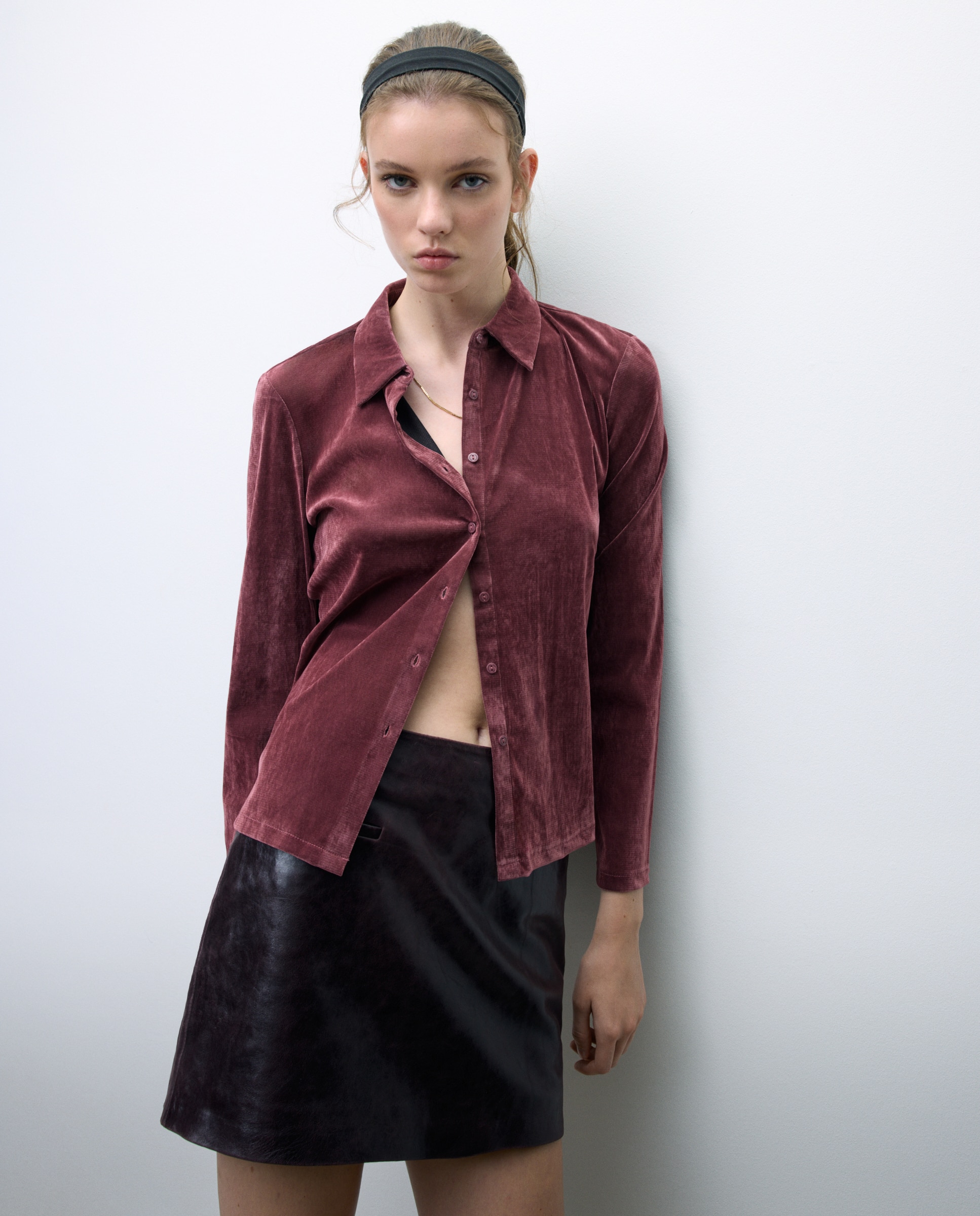 Camisa de Malha com Manga Comprida 291 Beringela-2