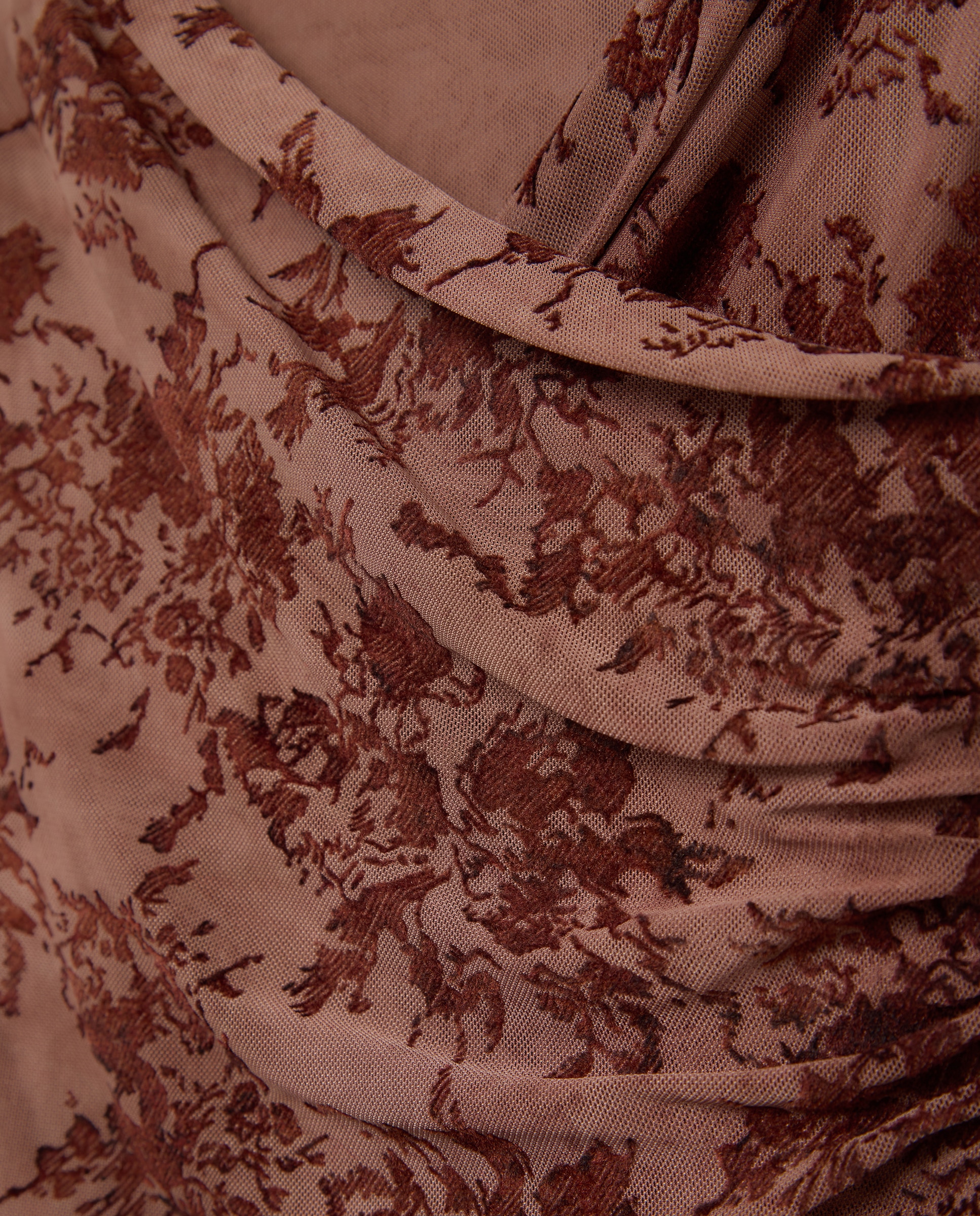 Body de mujer cruzado estampado devoré - Tintoretto - Ciruela Ciruela-6