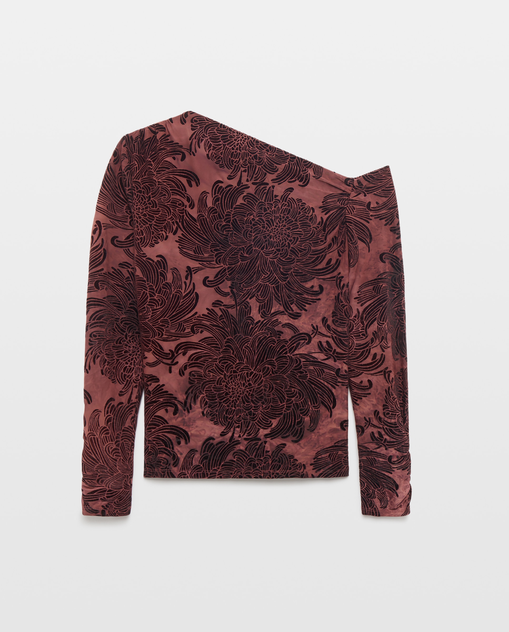 Imagen 4 de Camiseta manga larga estampada de mujer - Tintoretto - Rosa Rosa