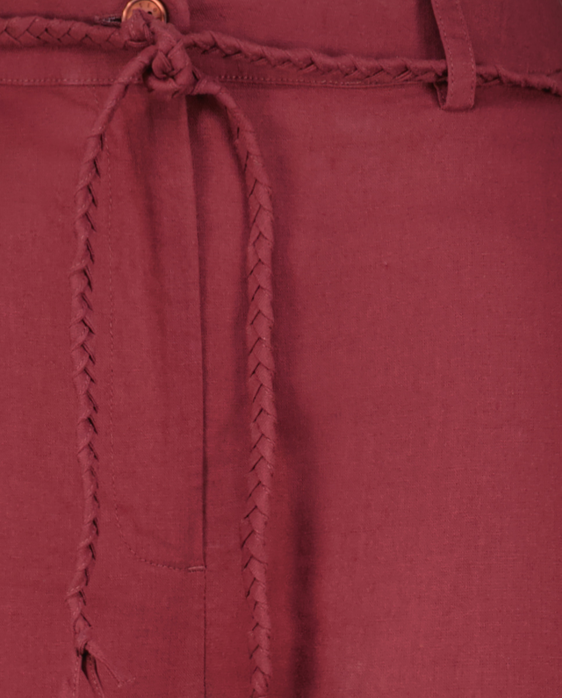 Calças Largas com Cinto Entrançado 240 Fúcsia-5