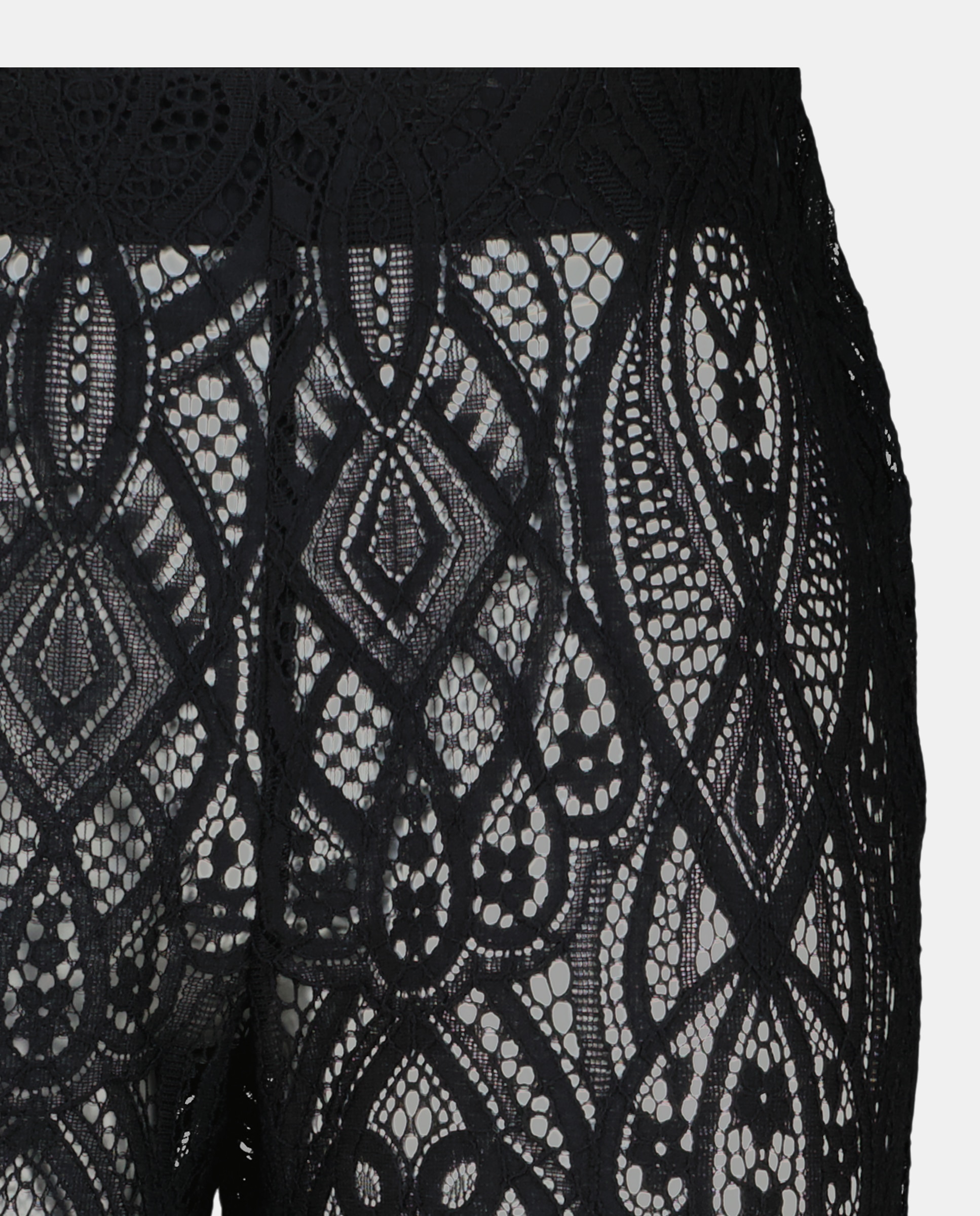 Calças de Renda Preto-6