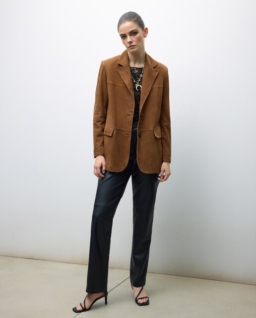 Imagen 0 de Pantalón de mujer efecto piel