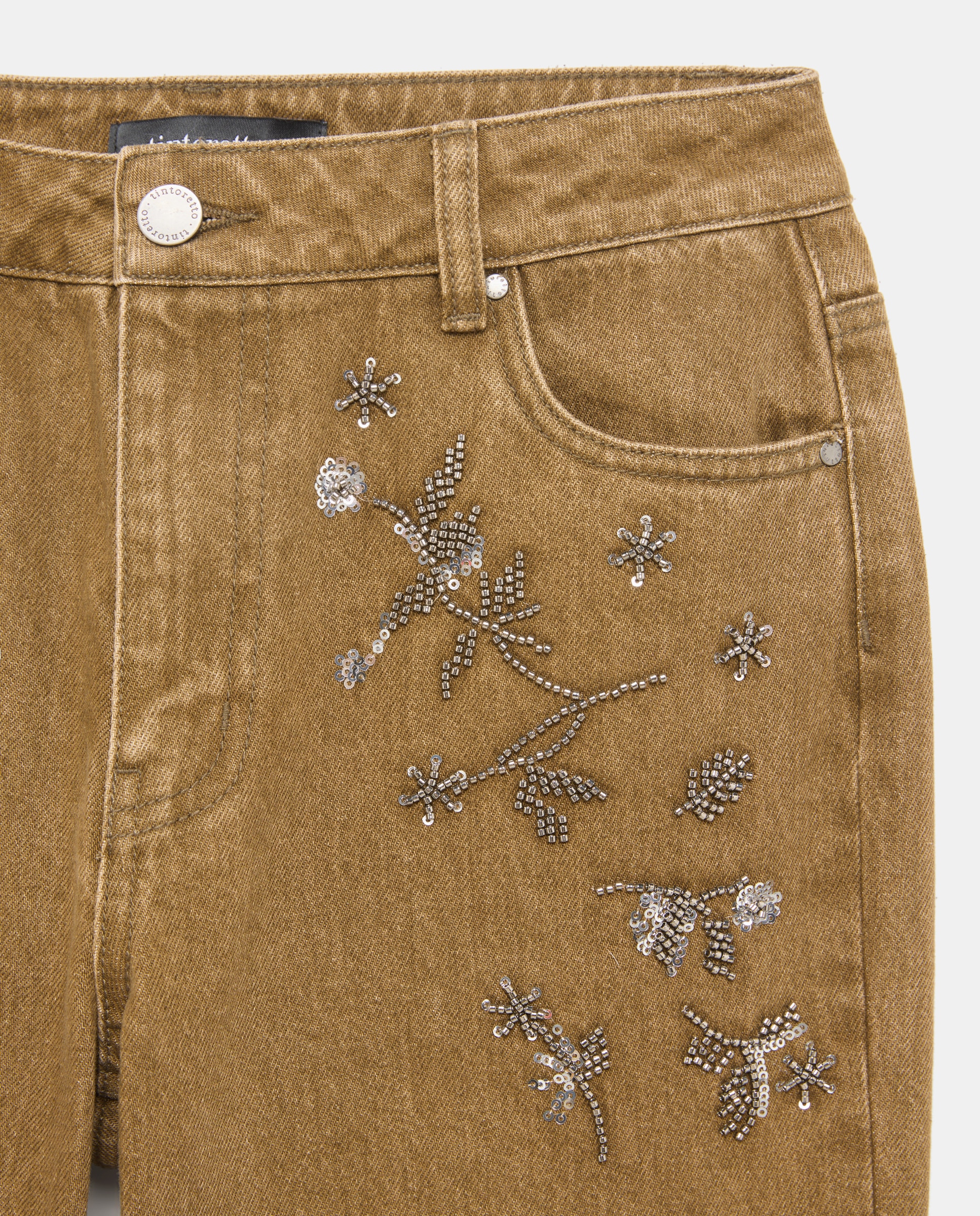 Jeans com Pedraria Toffee-5