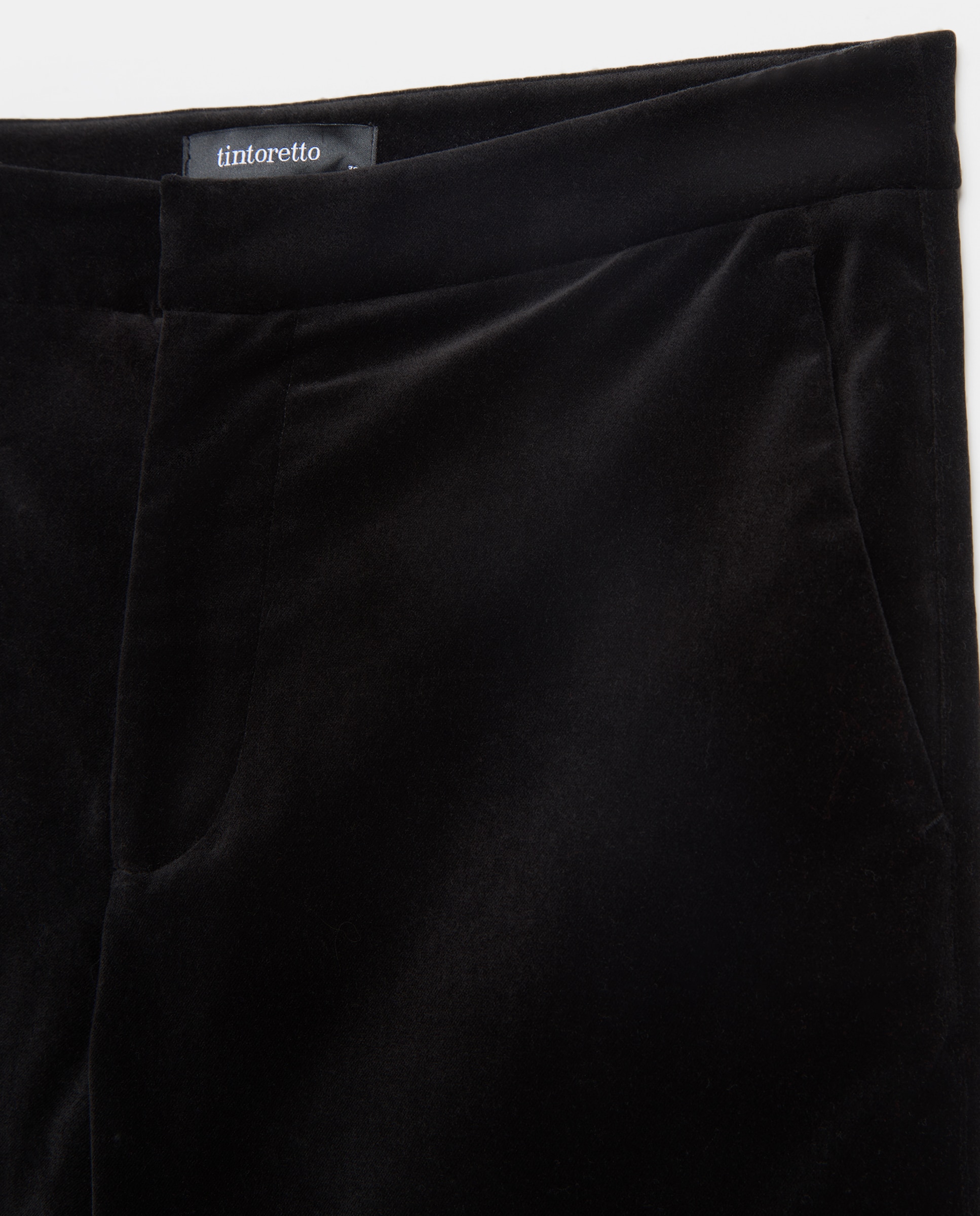 Pantalón velvet - Tintoretto - Negro Negro-5