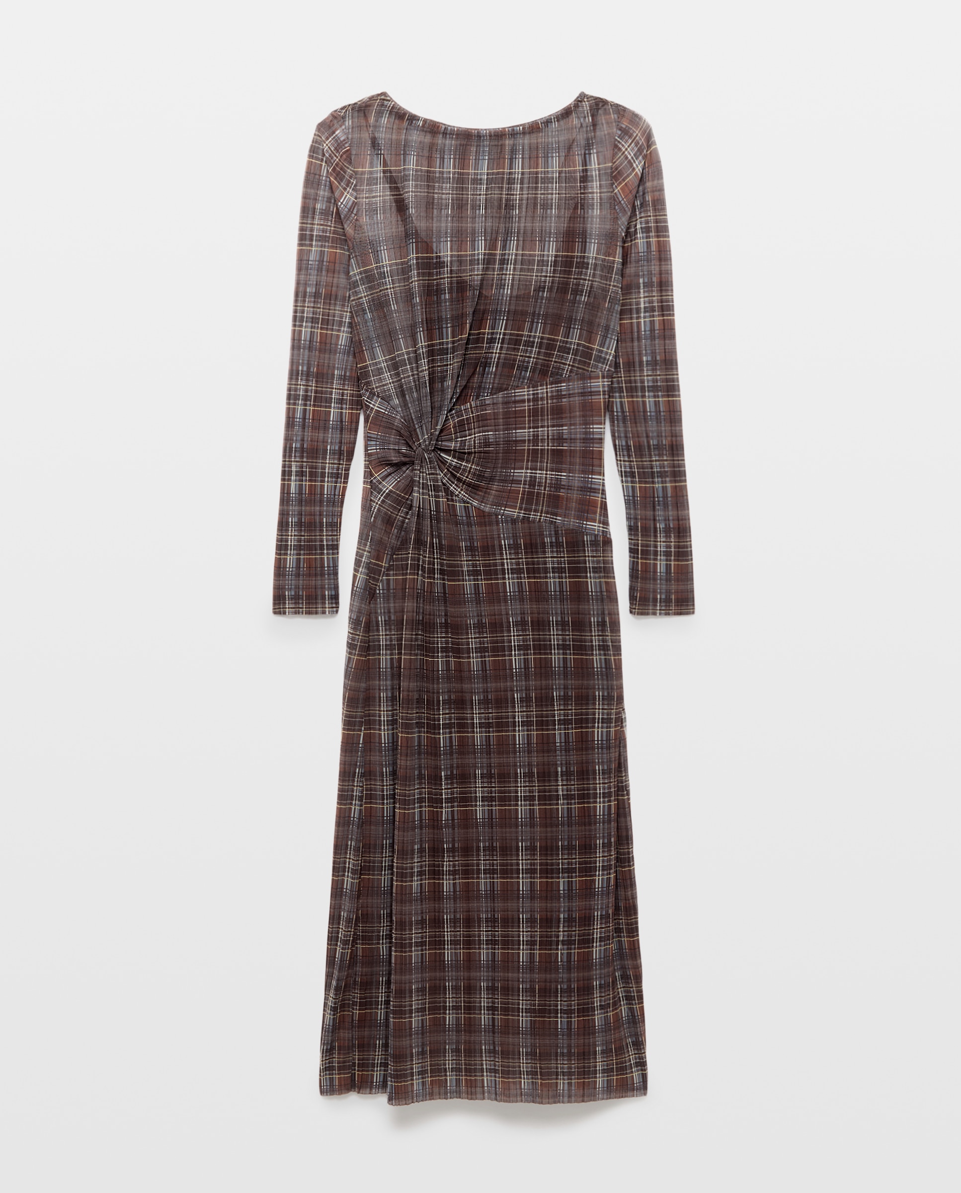 Imagem 0 de Vestido com Estampado aos Quadrados