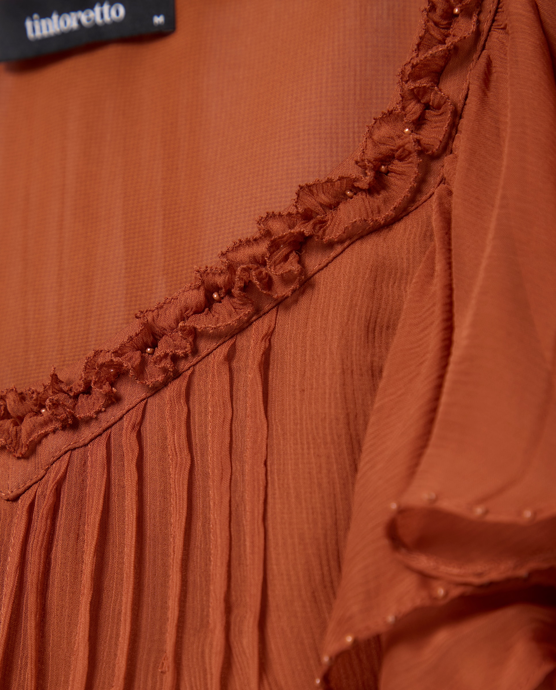 Blusa Beadings Castanho-6