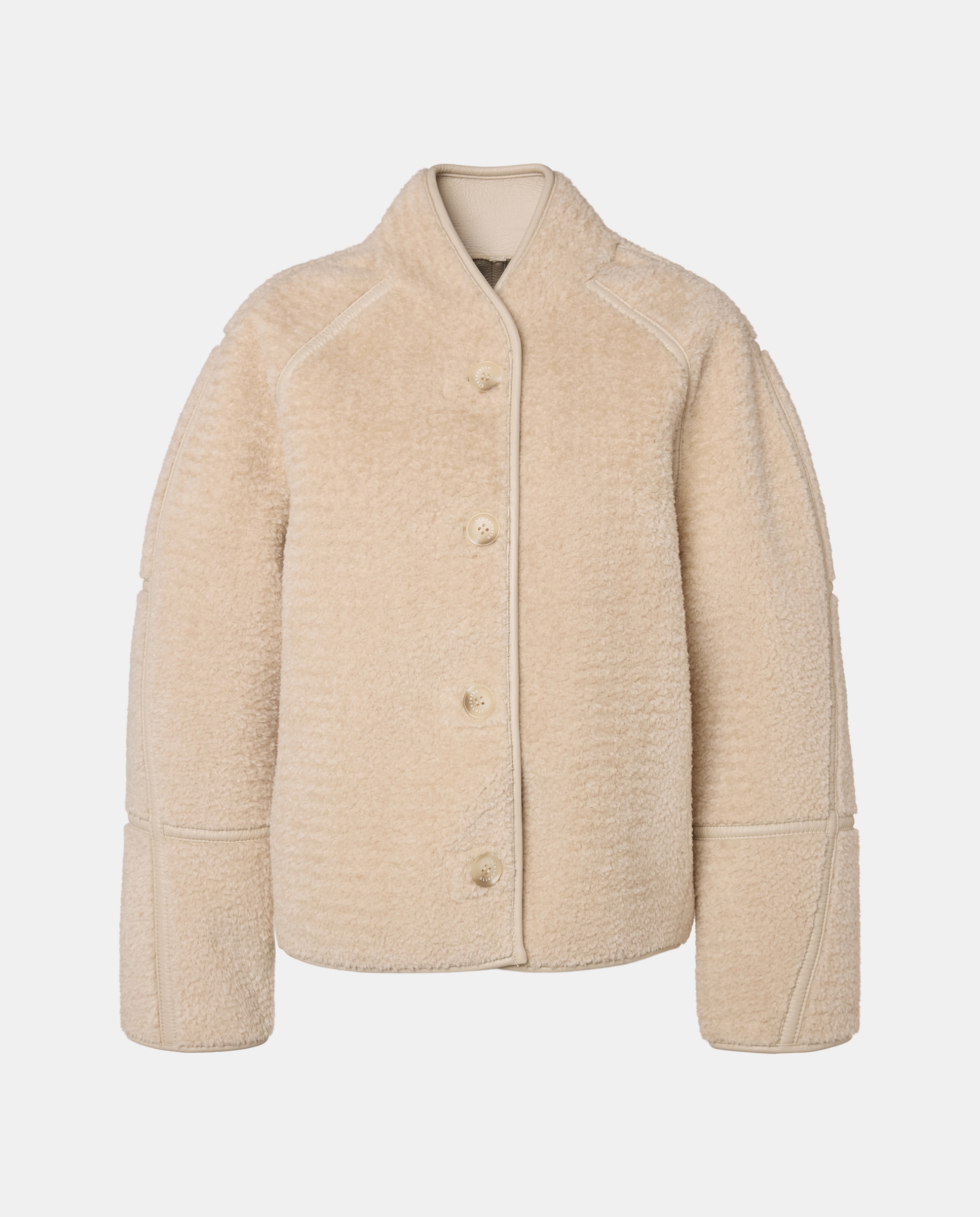 Sobretudo reversível de pêlo 120 Cru-5