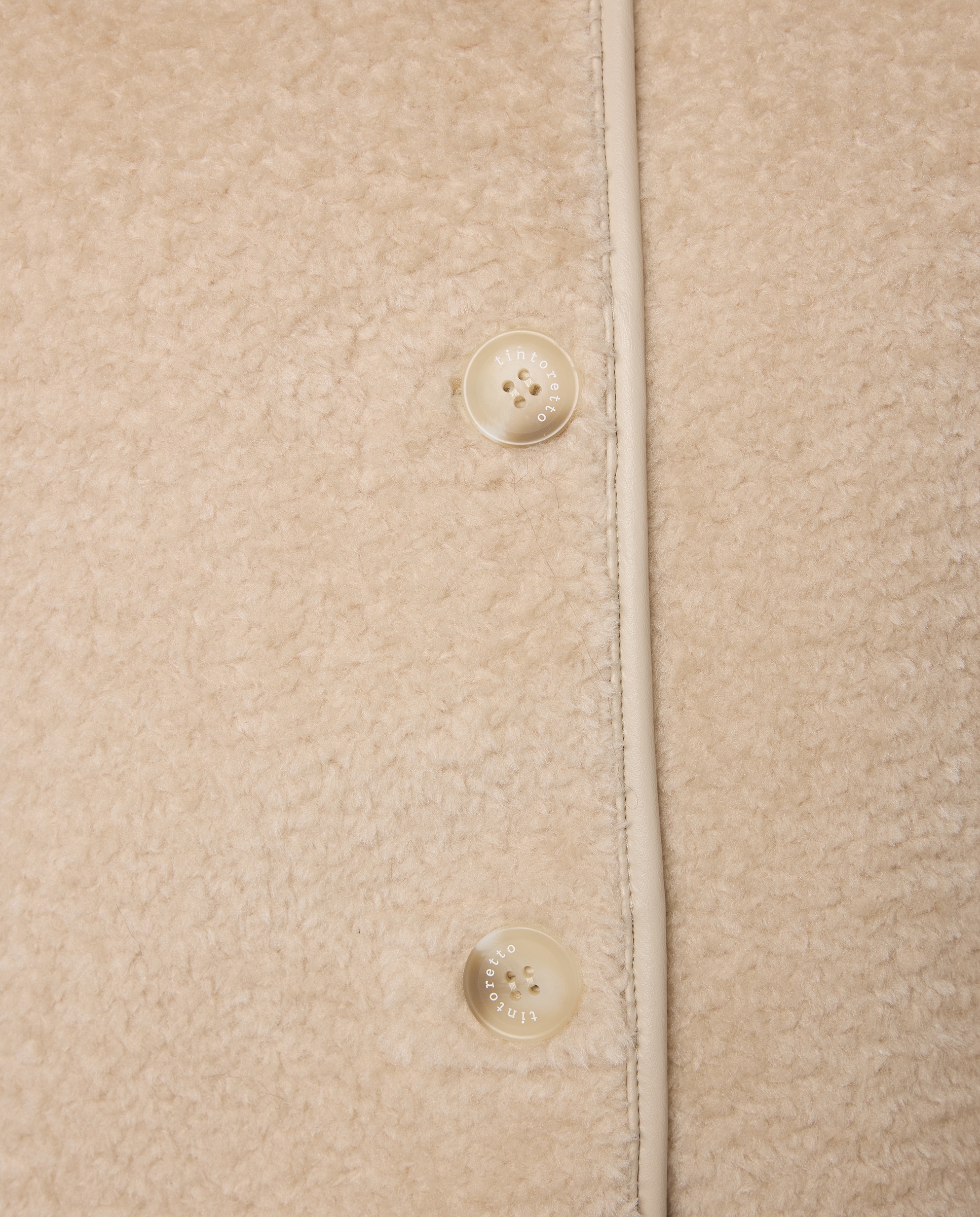 Sobretudo reversível de pêlo 120 Cru-6