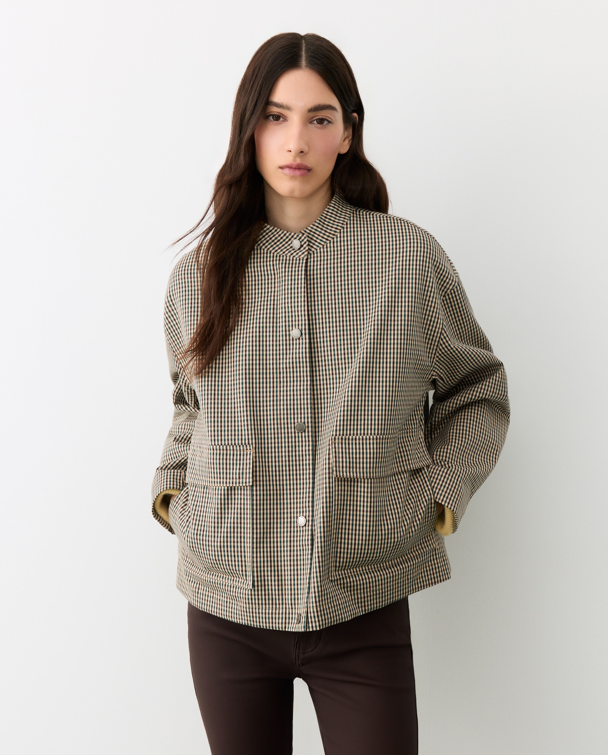 Imagen 1 de Chaqueta corta estampada de mujer - Tintoretto - Verde Verde