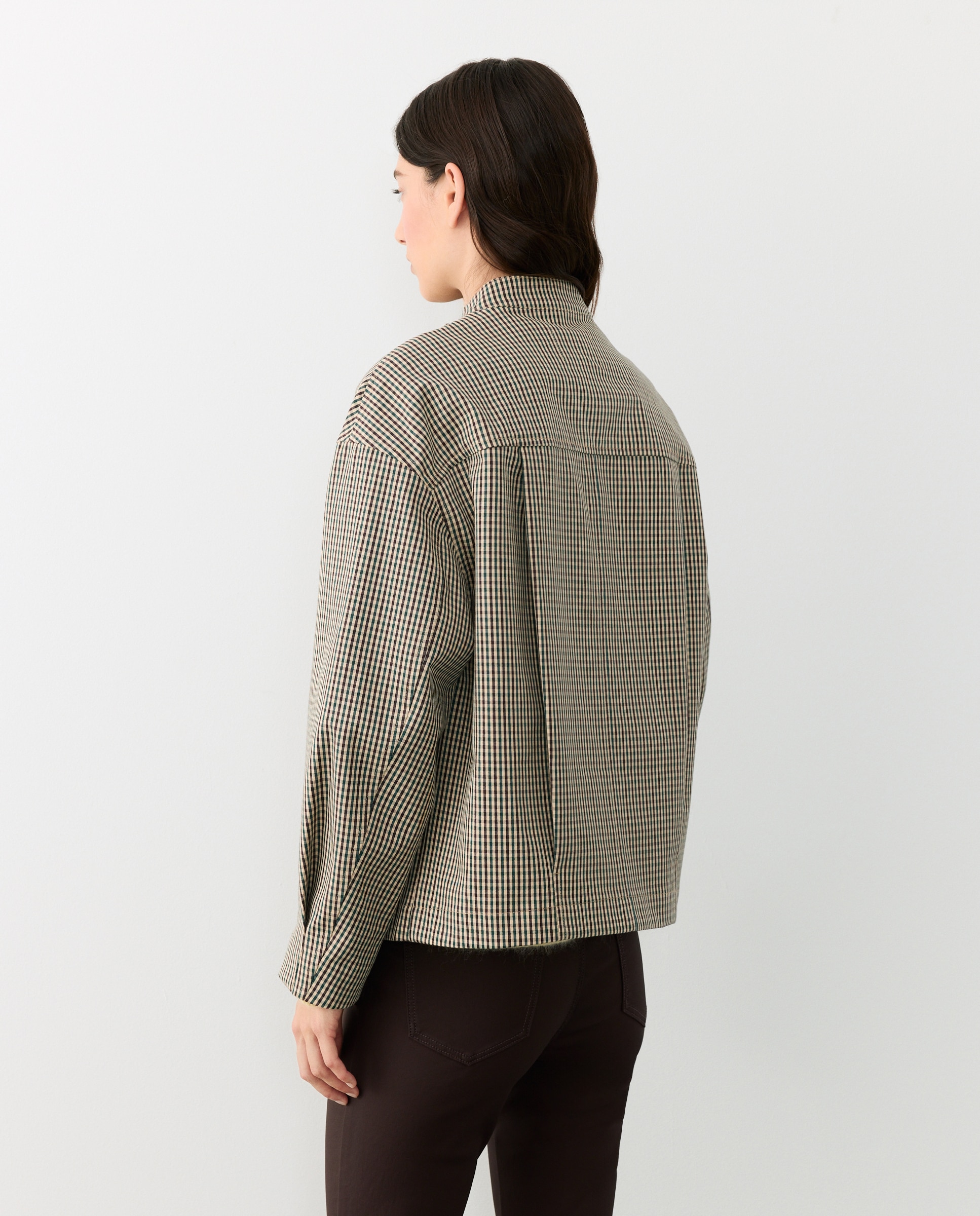 Imagen 2 de Chaqueta corta estampada de mujer - Tintoretto - Verde Verde