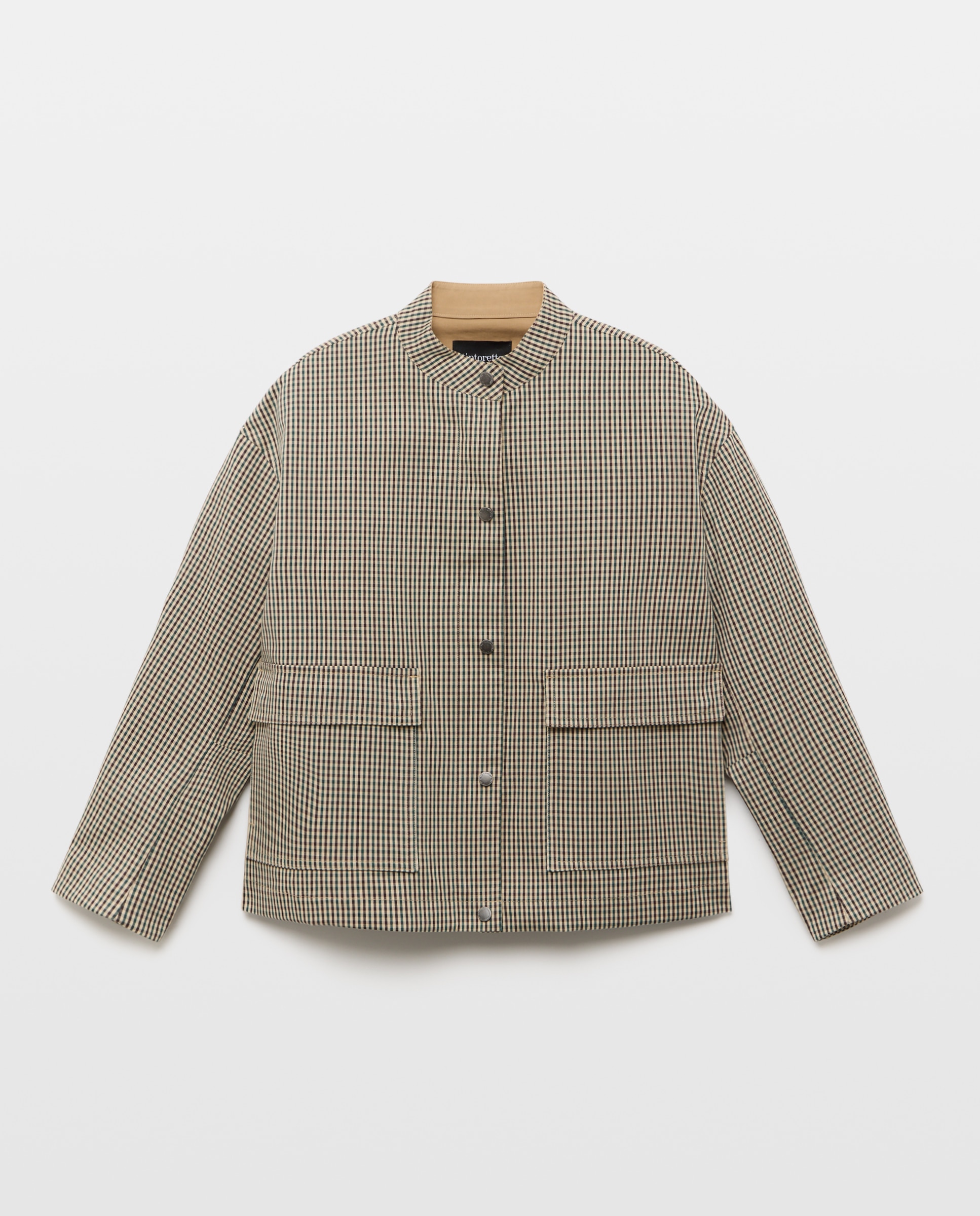 Imagen 4 de Chaqueta corta estampada de mujer - Tintoretto - Verde Verde