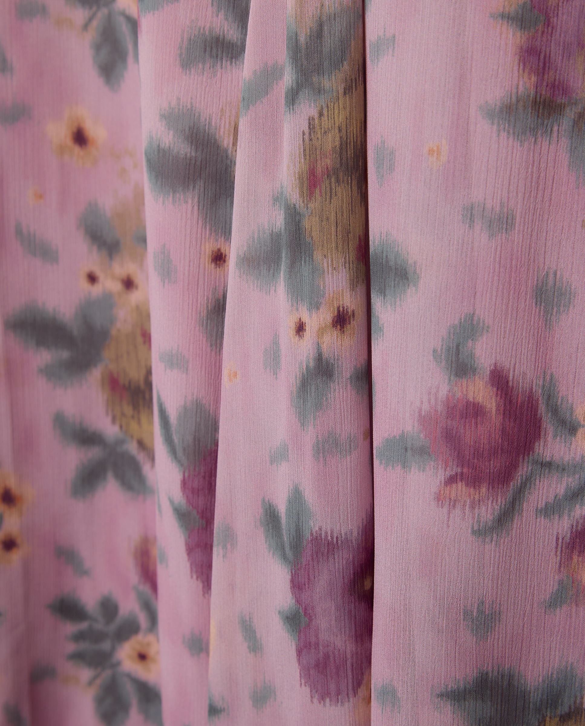 Vestido midi de alças Rosa-5