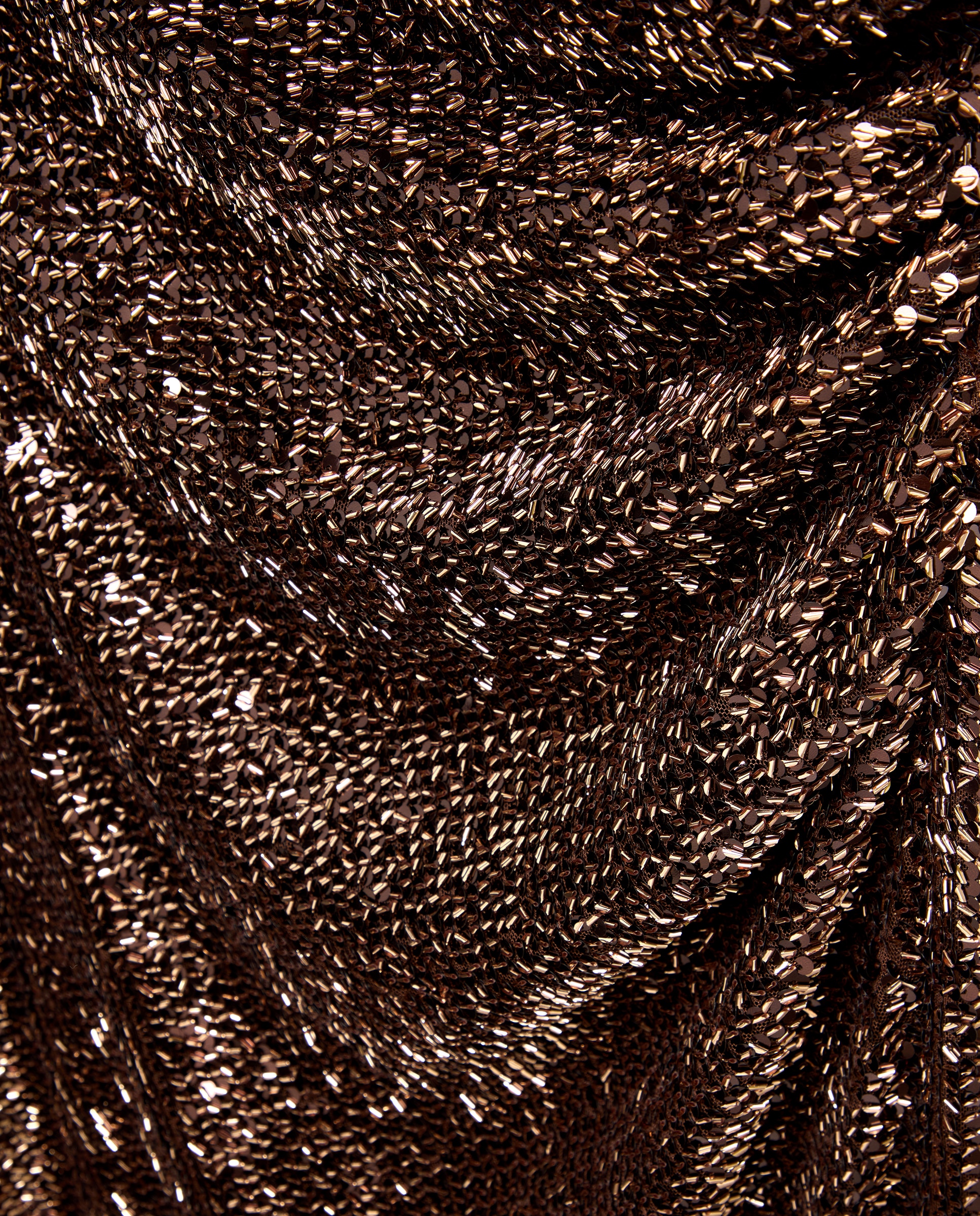 Imagen 5 de Vestido asimétrico de lentejuelas - Tintoretto - Cobre Cobre