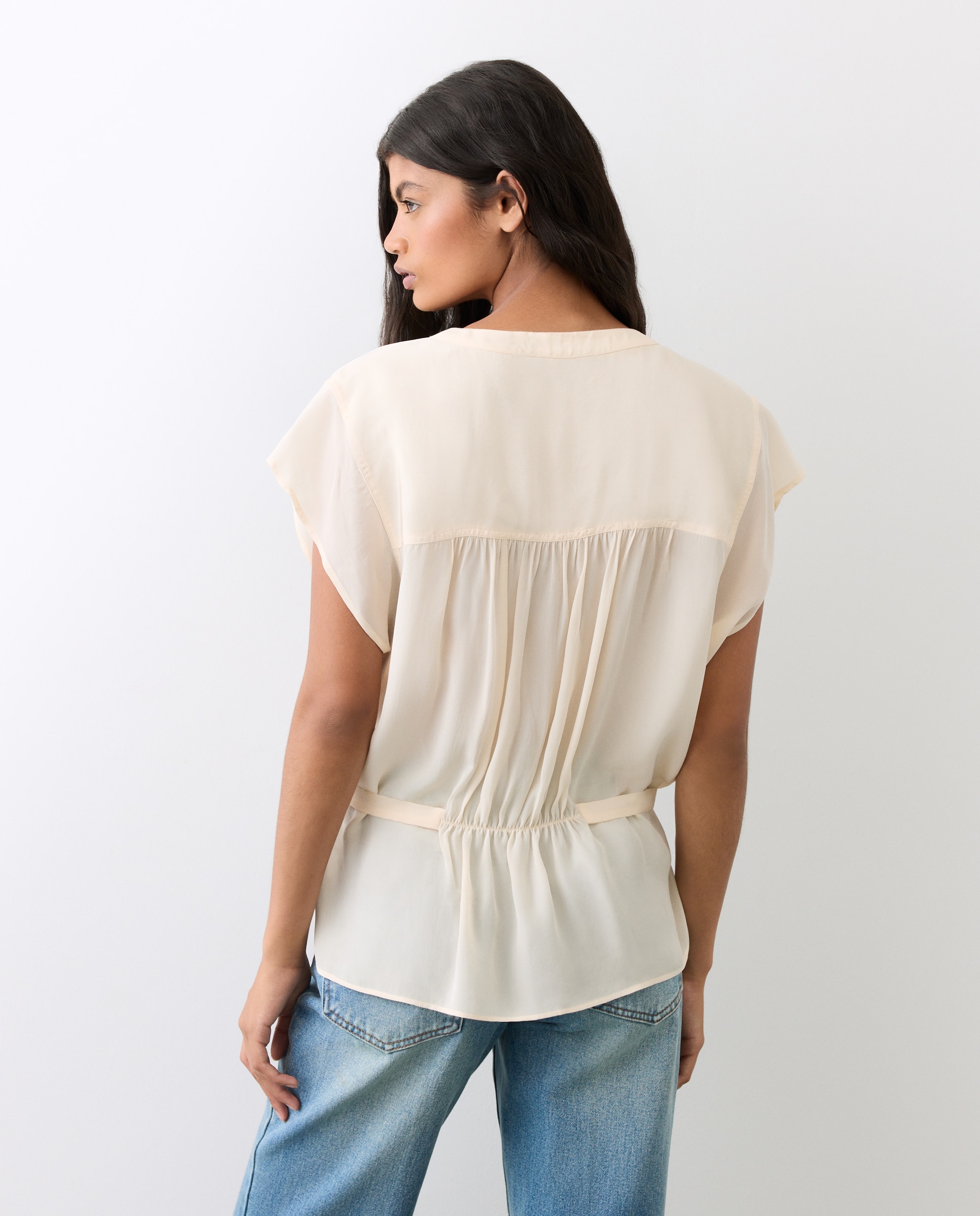 Blusa com Carcela 120 Cru-3