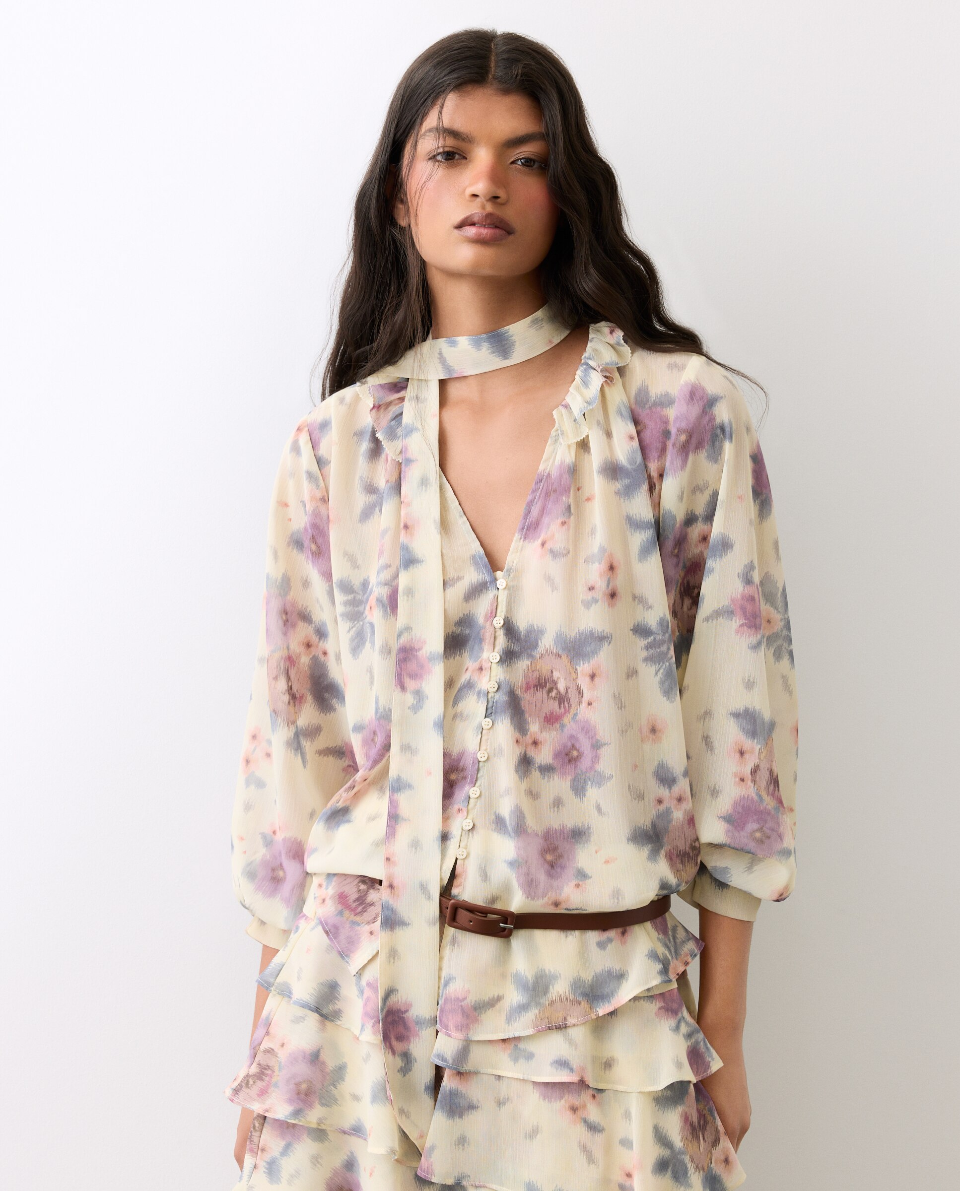 Imagem 0 de Blusa de mulher com manga comprida