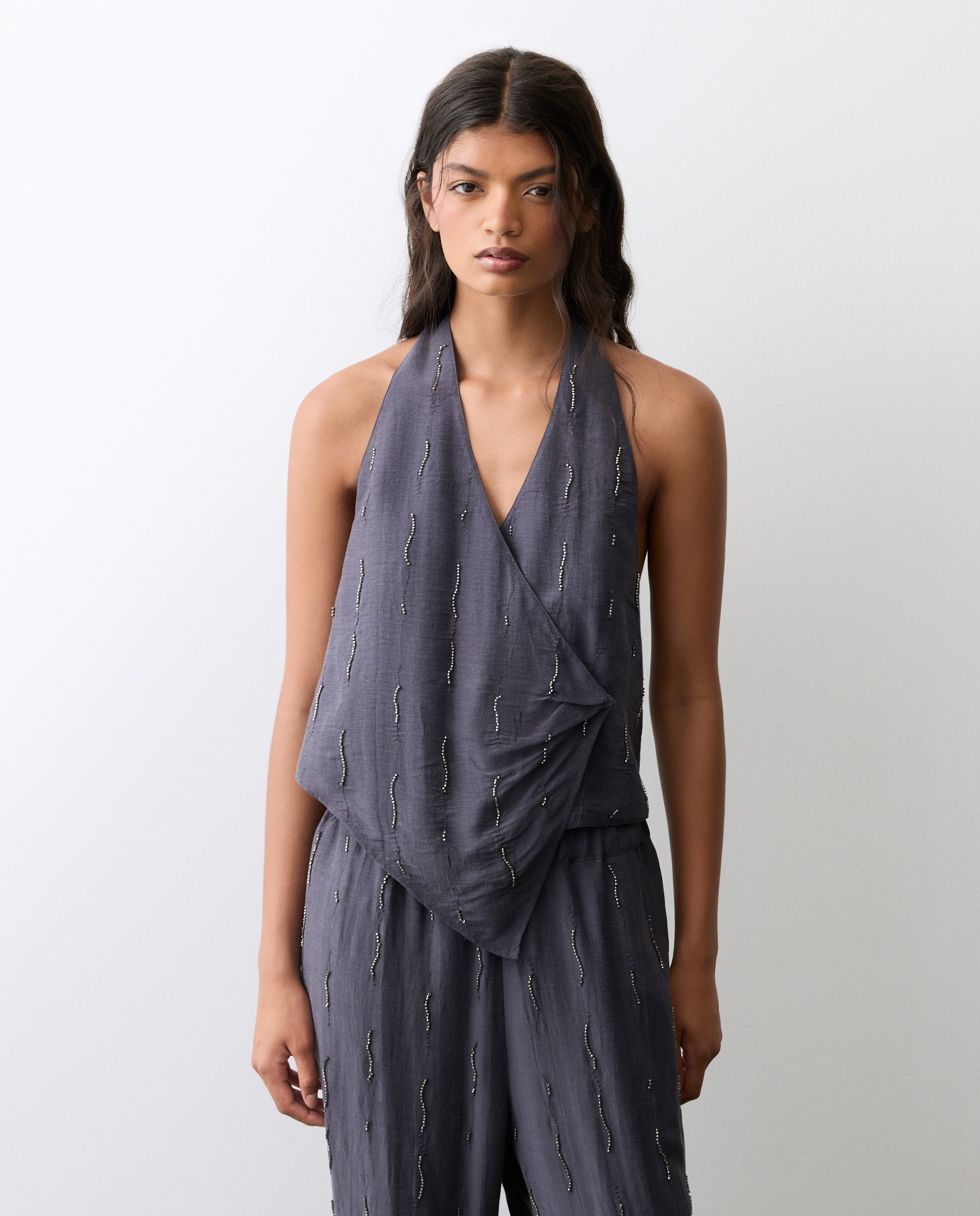 Imagem 0 de Blusa sem Mangas com Gola Halter