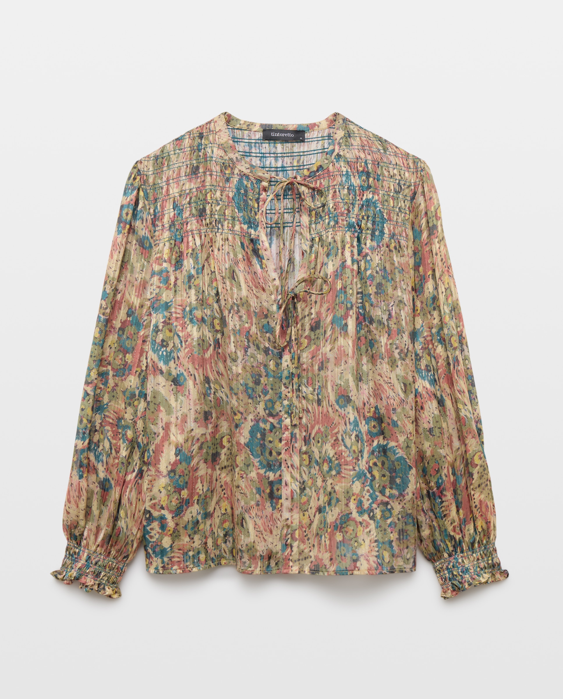 Imagem 0 de Blusa Estampada com Laço