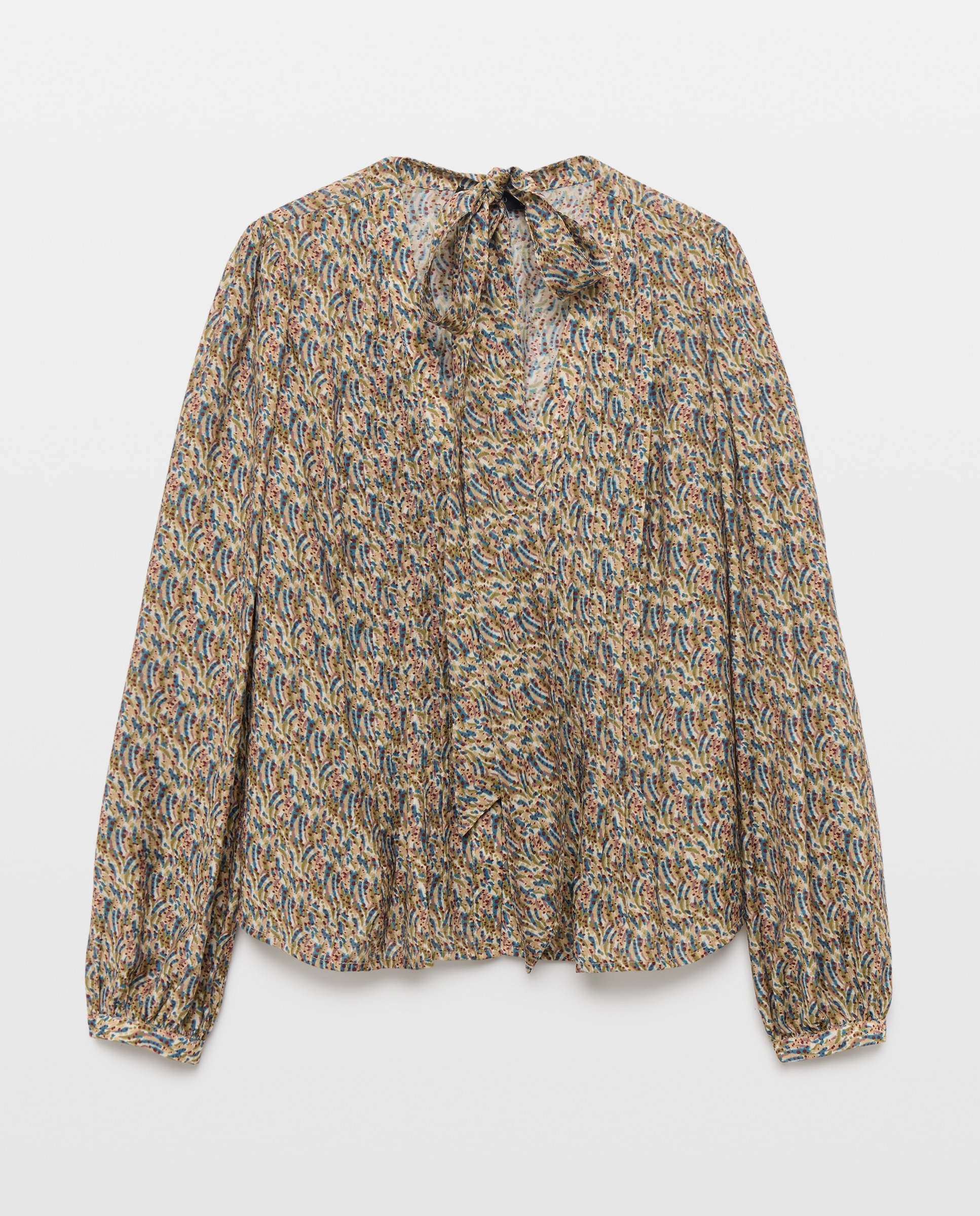 Imagem 0 de Blusa com Manga Comprida e Pregas