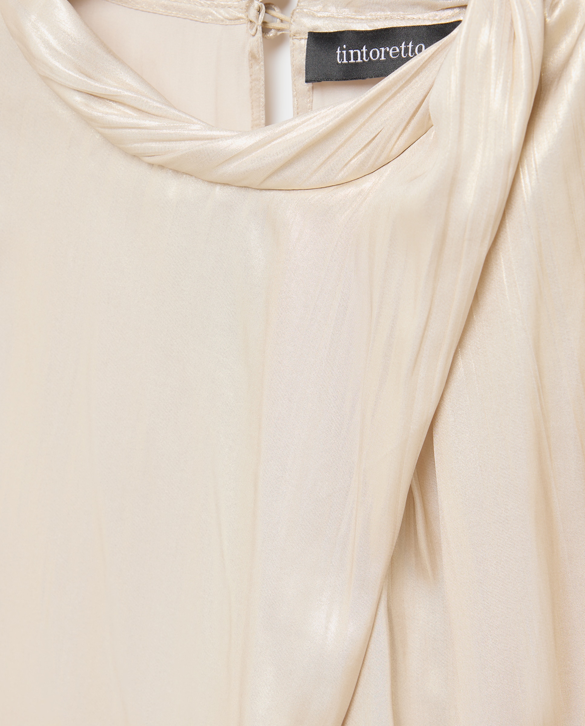 Blusa de Manga Comprida Laminada 390 Ouro-5