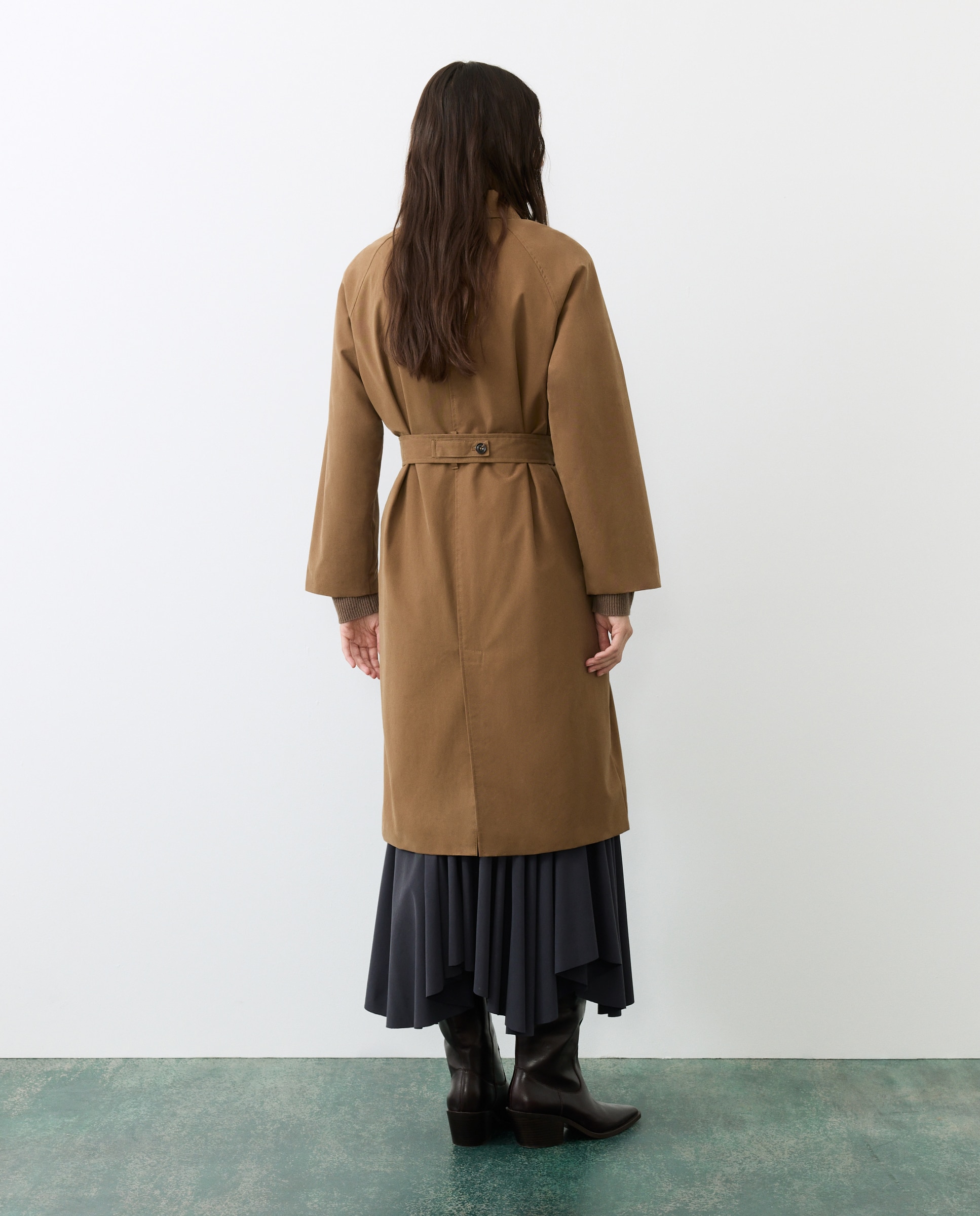 Trench largo con cinturón de mujer - Tintoretto - 730 Camel 730 Camel-3