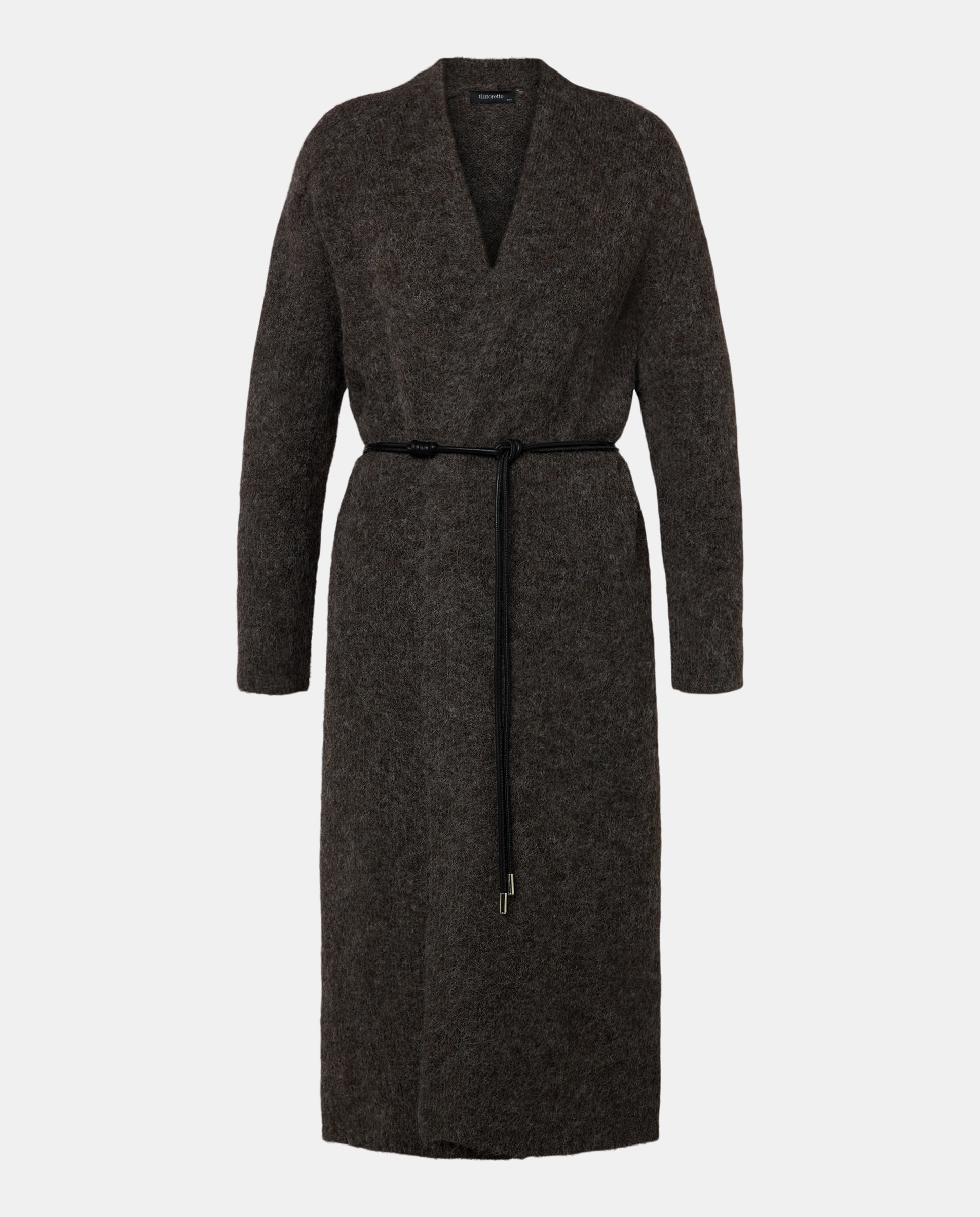 Casaco Maxi Castanho-5