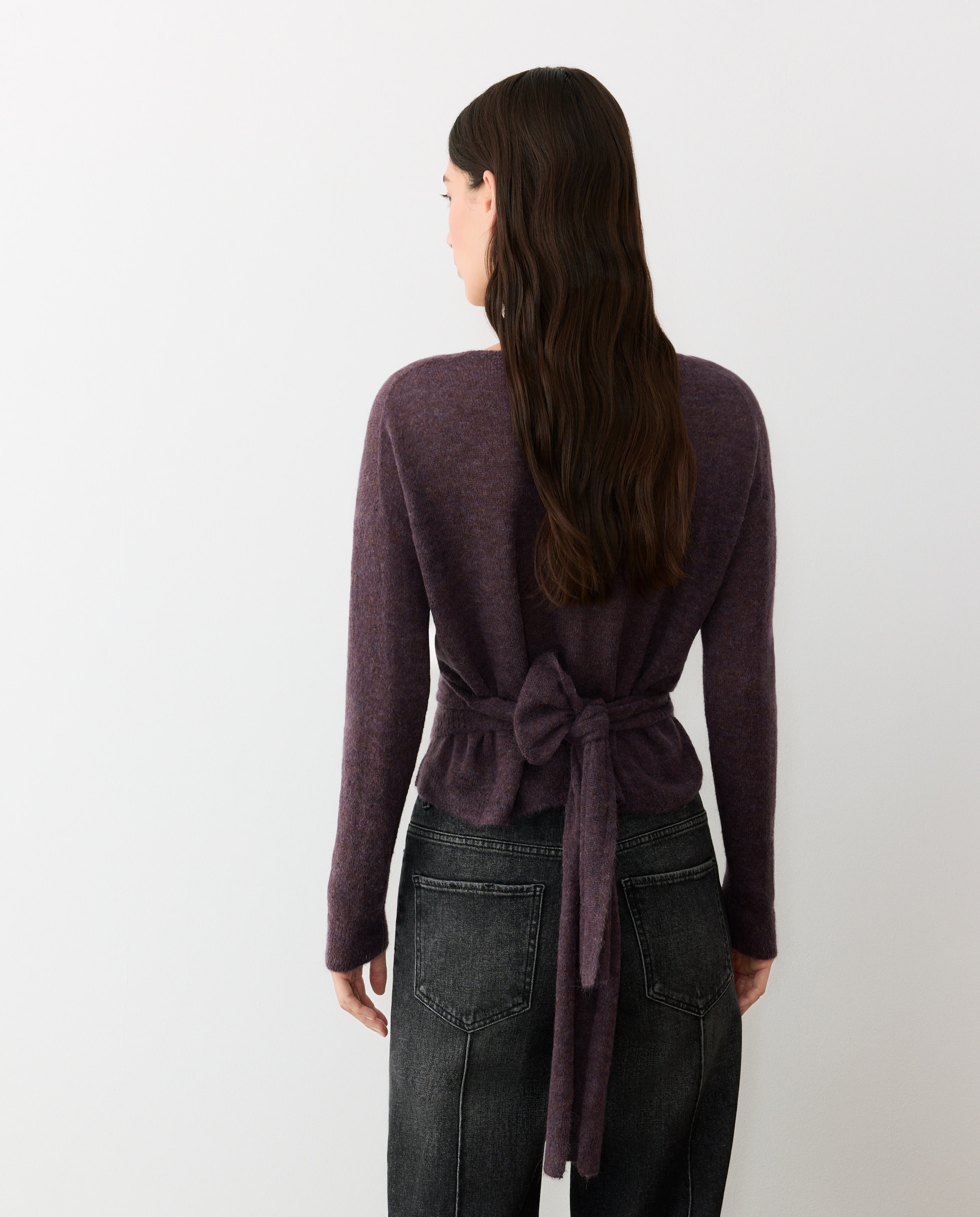 Chaqueta cruzada de mujer - Tintoretto - Morado Morado-3