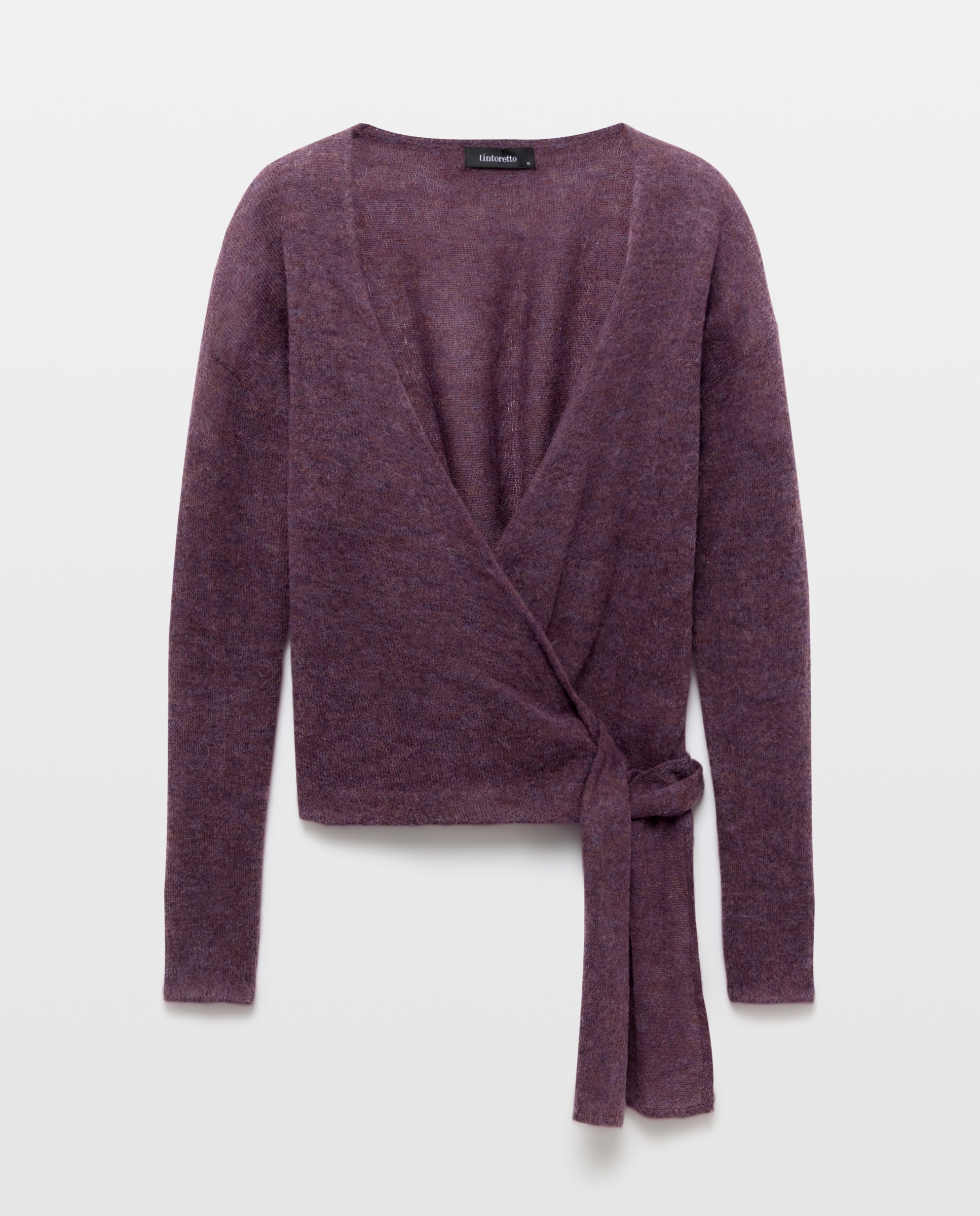 Chaqueta cruzada de mujer - Tintoretto - Morado Morado-4