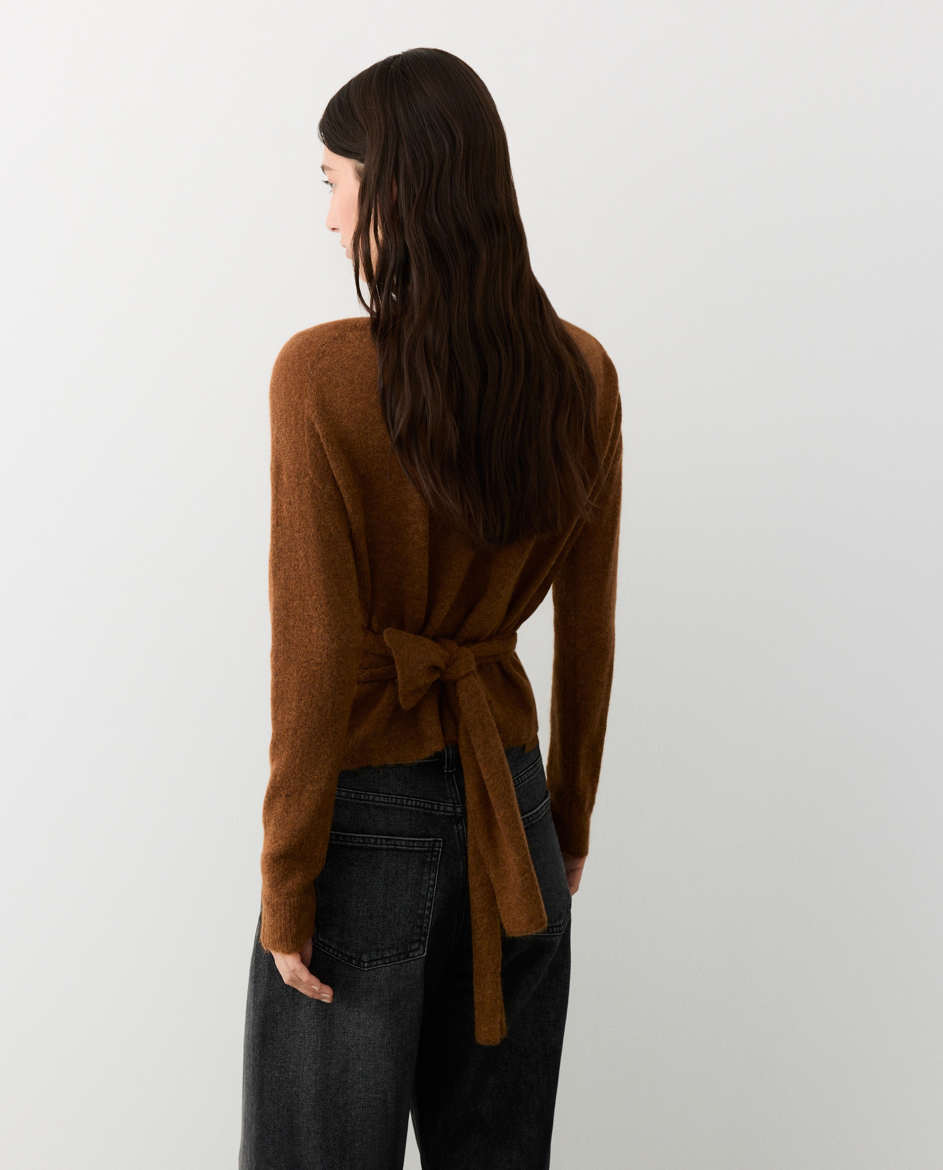 Chaqueta cruzada de mujer - Tintoretto - 740 Tabaco 740 Tabaco-3