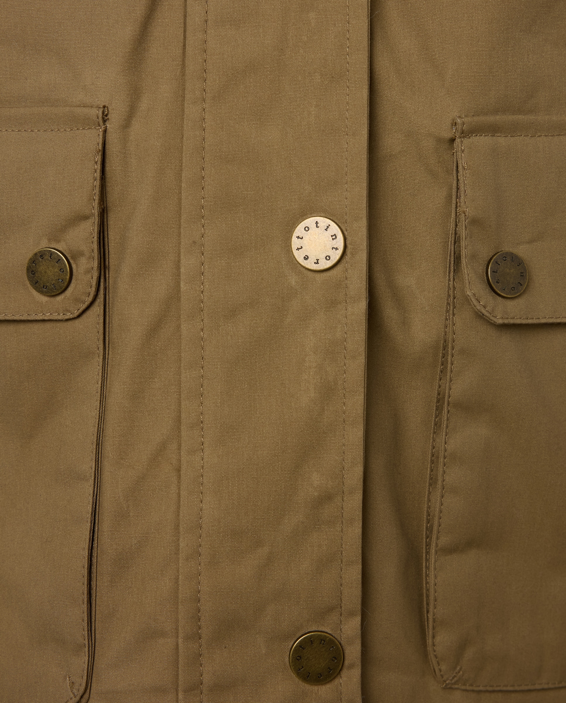 Blusão Encerado com Capuz Bege-6