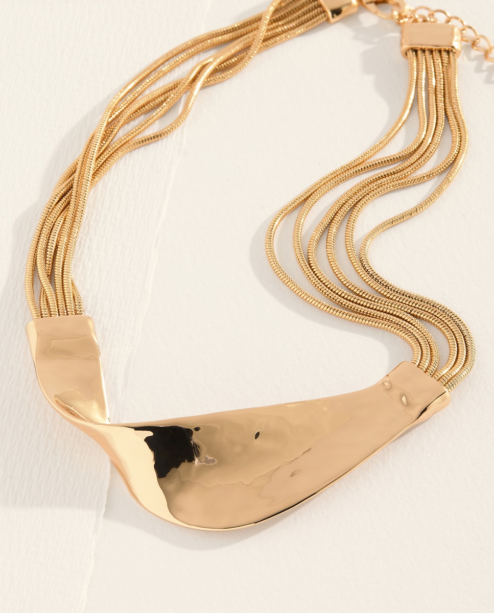 Imagen 0 de Chocker combinado con cadenas 390 Oro