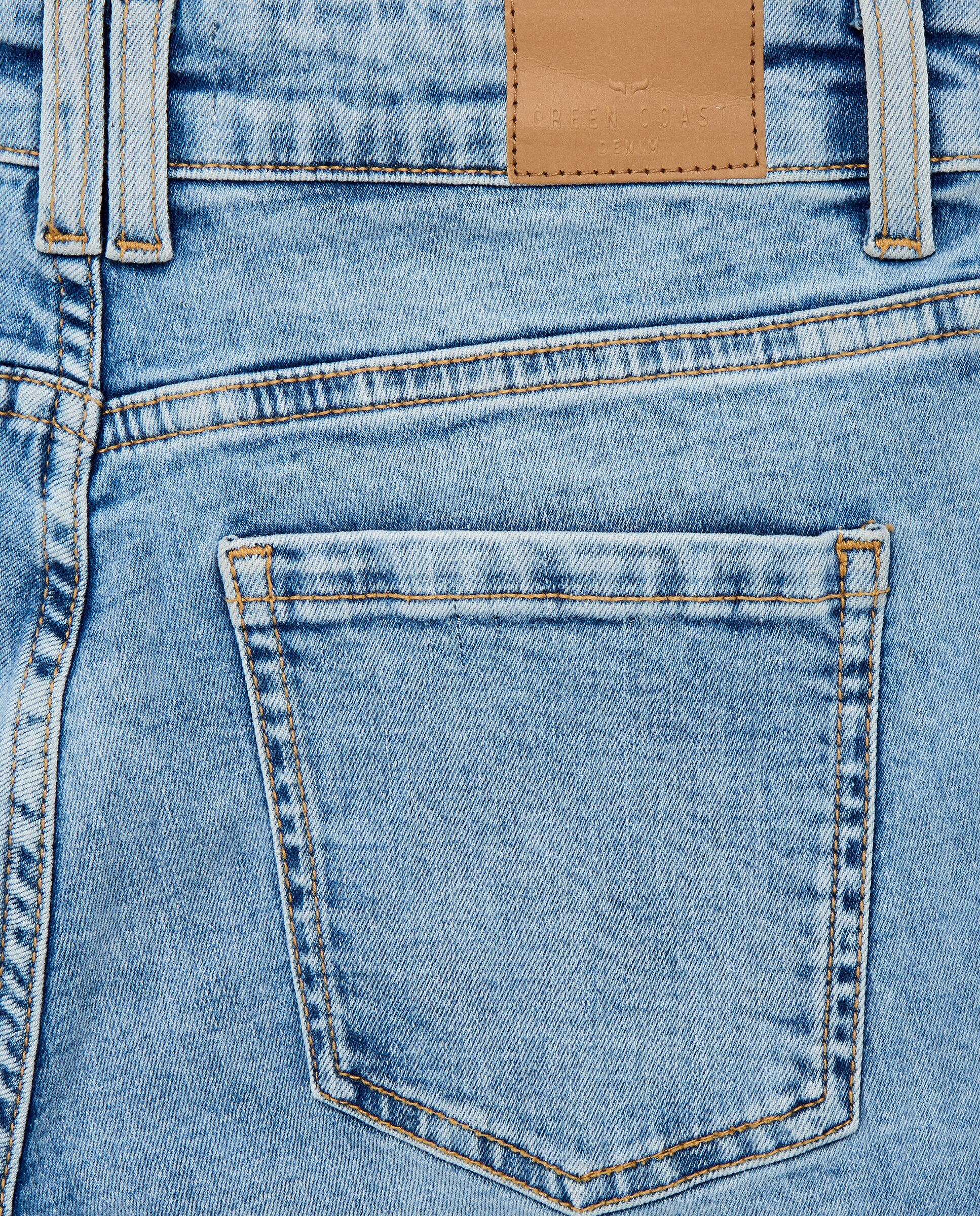 Imagen 2 de Pantalón de mujer campana cruceta - Green Coast - Azul pálido Azul pálido