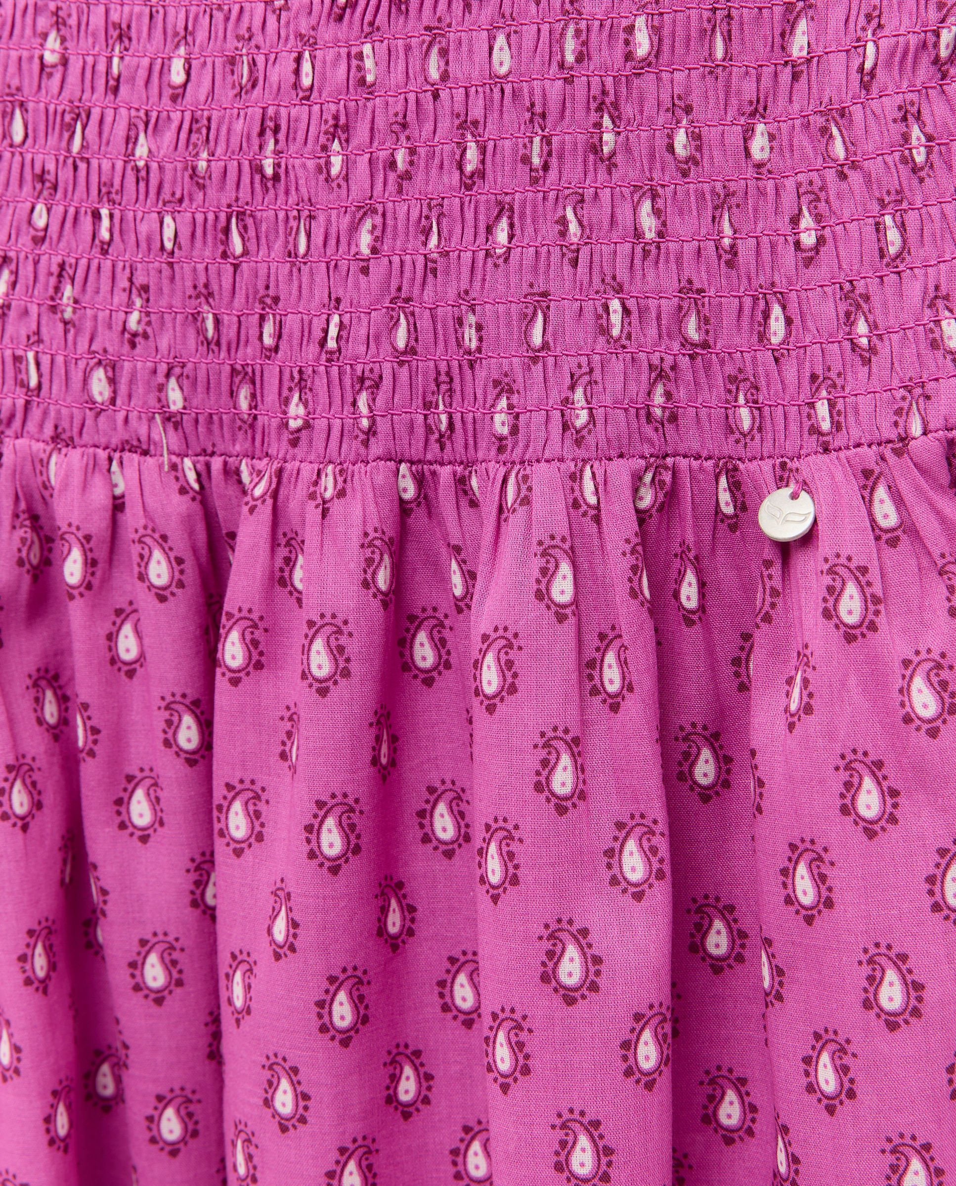 Vestido ll de Manga Comprida com Elásticos Buganvília-5