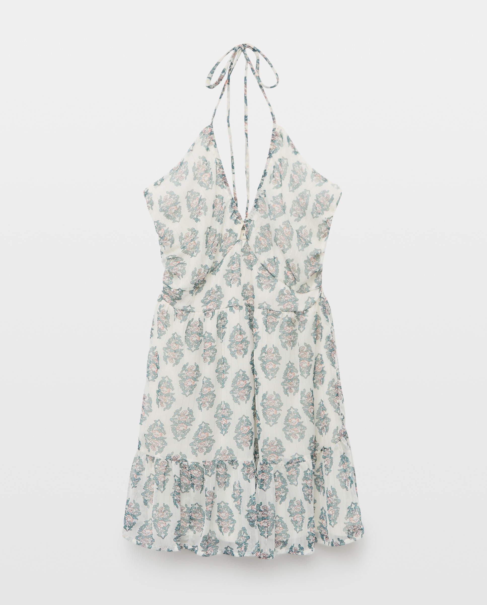 Vestido LC de Chiffon 120 Cru-4