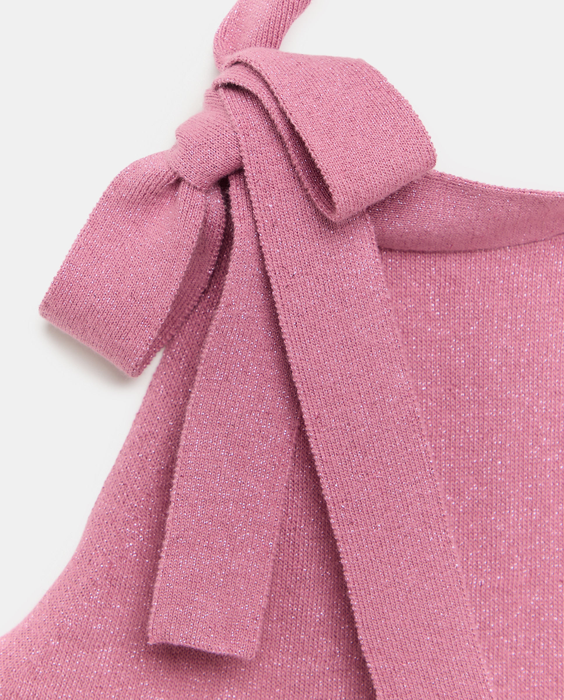 Vestido de Tricot Halter 200 Rosa-5