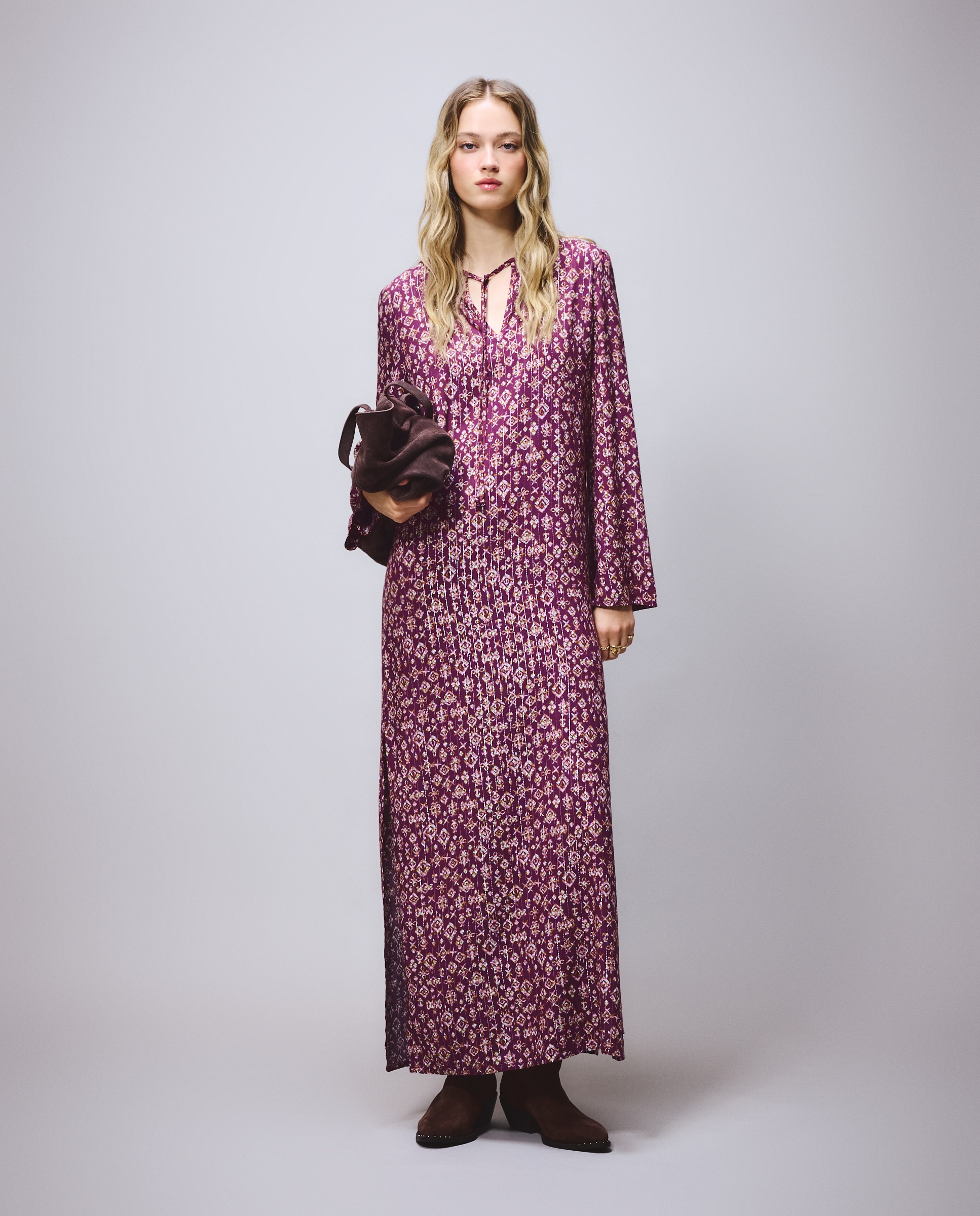 Imagem 0 de Vestido comprido estampado