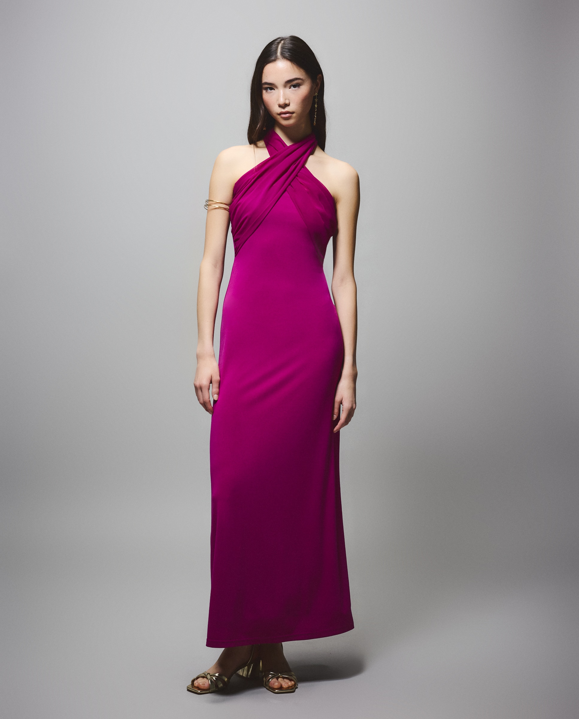 Imagem 0 de Vestido de Alças com Chiffon