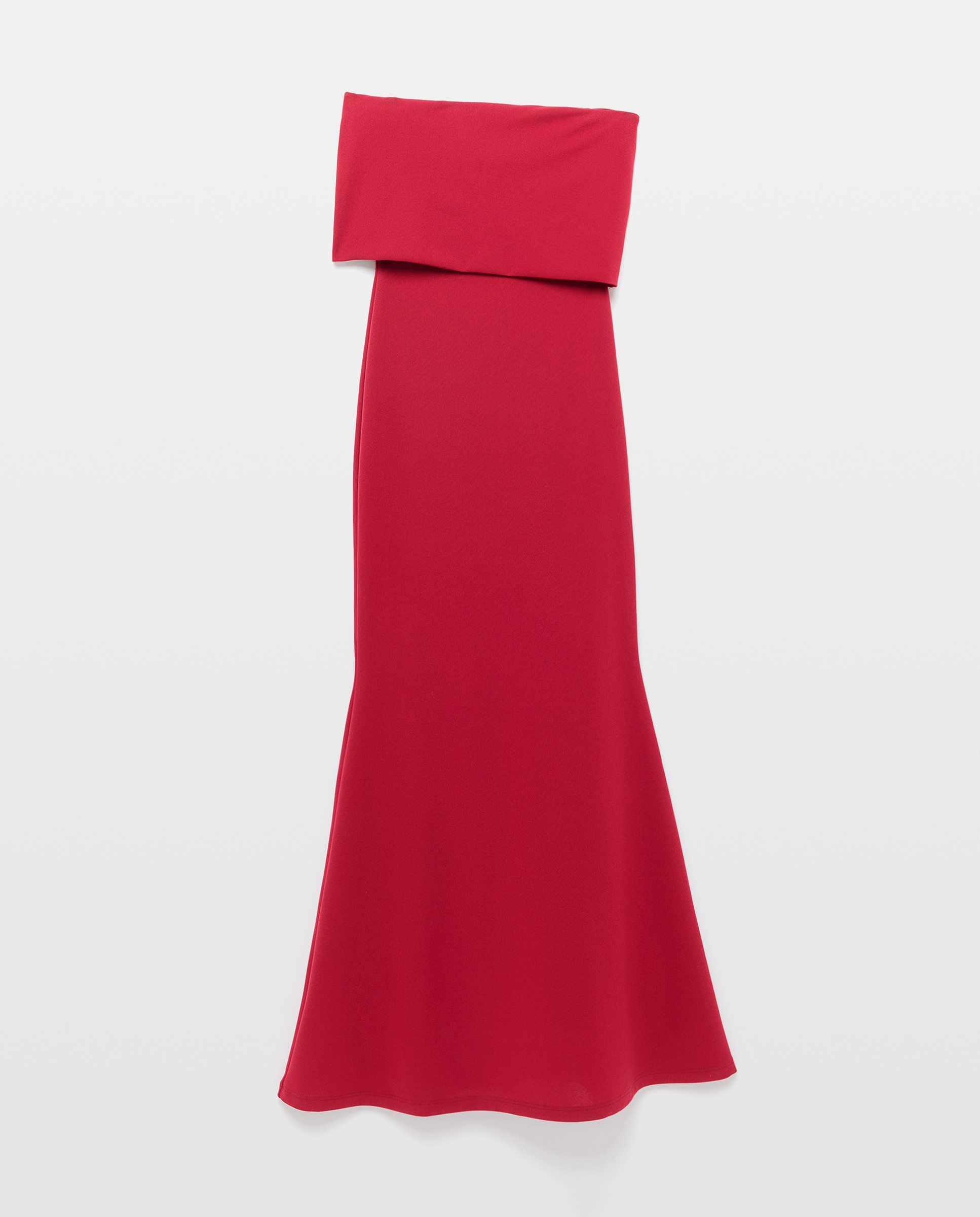 Vestido sirena escote barco - Green Coast - Rojo Rojo-4