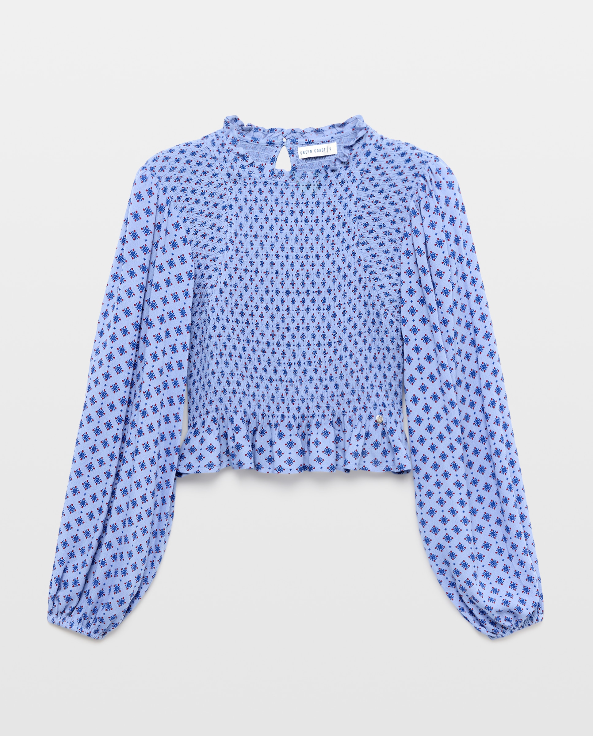 Imagem 0 de Blusa Estampada com Elásticos