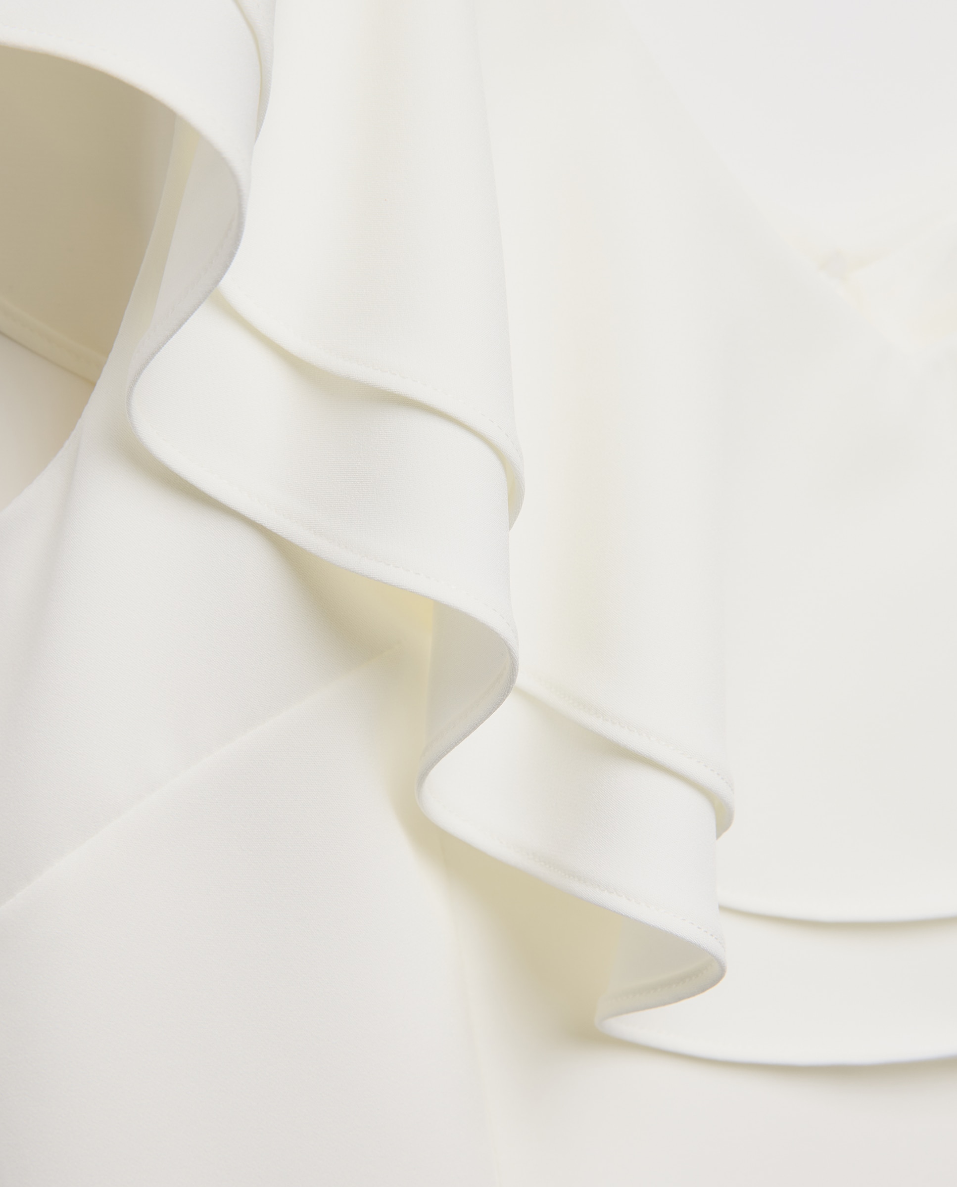 Top Liso com Decote em Bico Branco-marfim-6