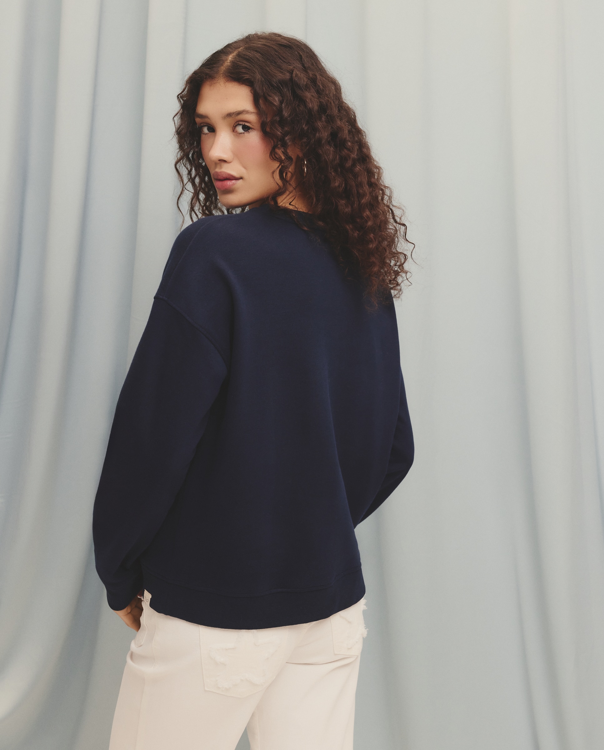 Sudadera bordado hamptons - Green Coast - Azul marino Azul marino-3