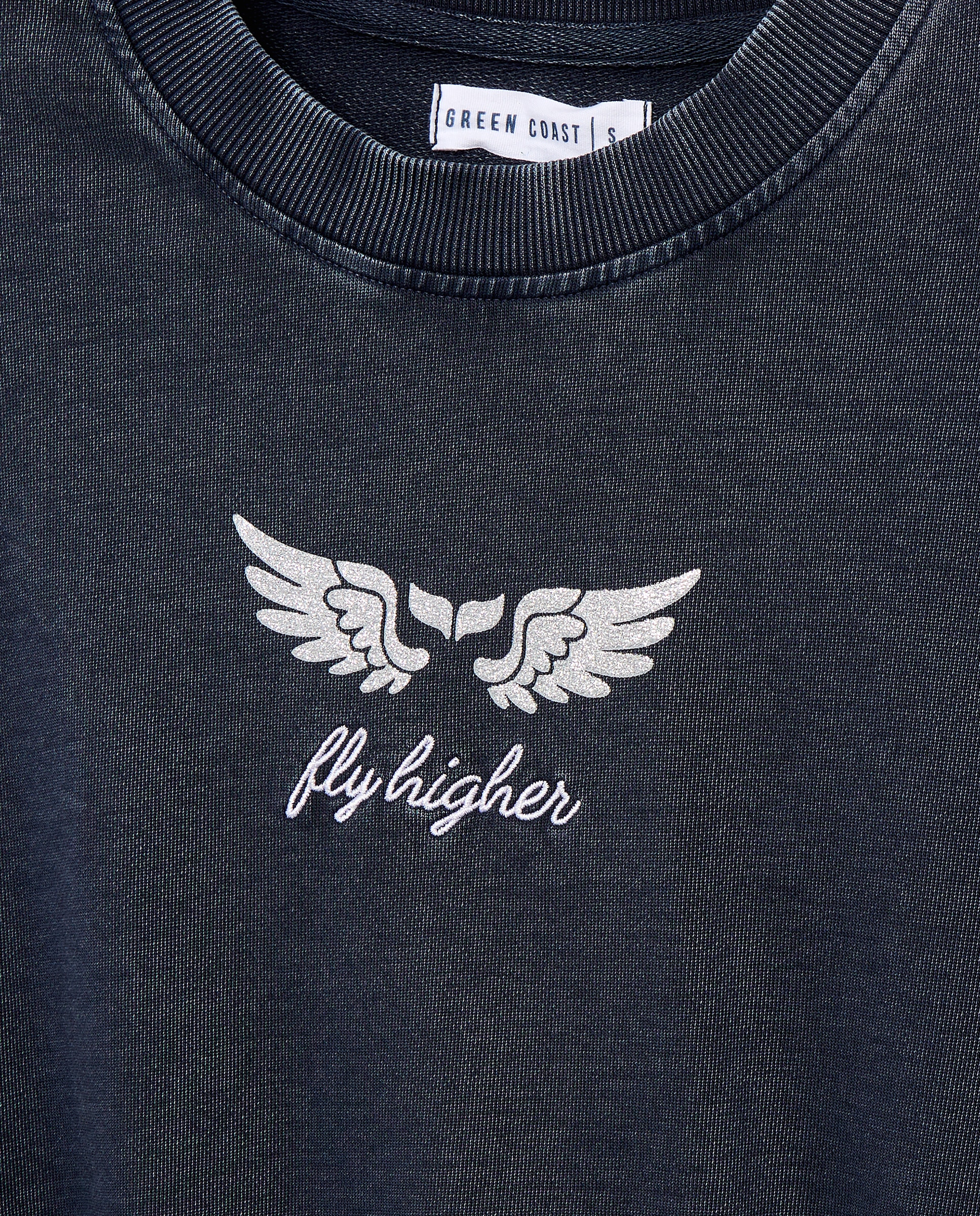 Sweatshirt Estampada de Manga Comprida 830 Antracite-2