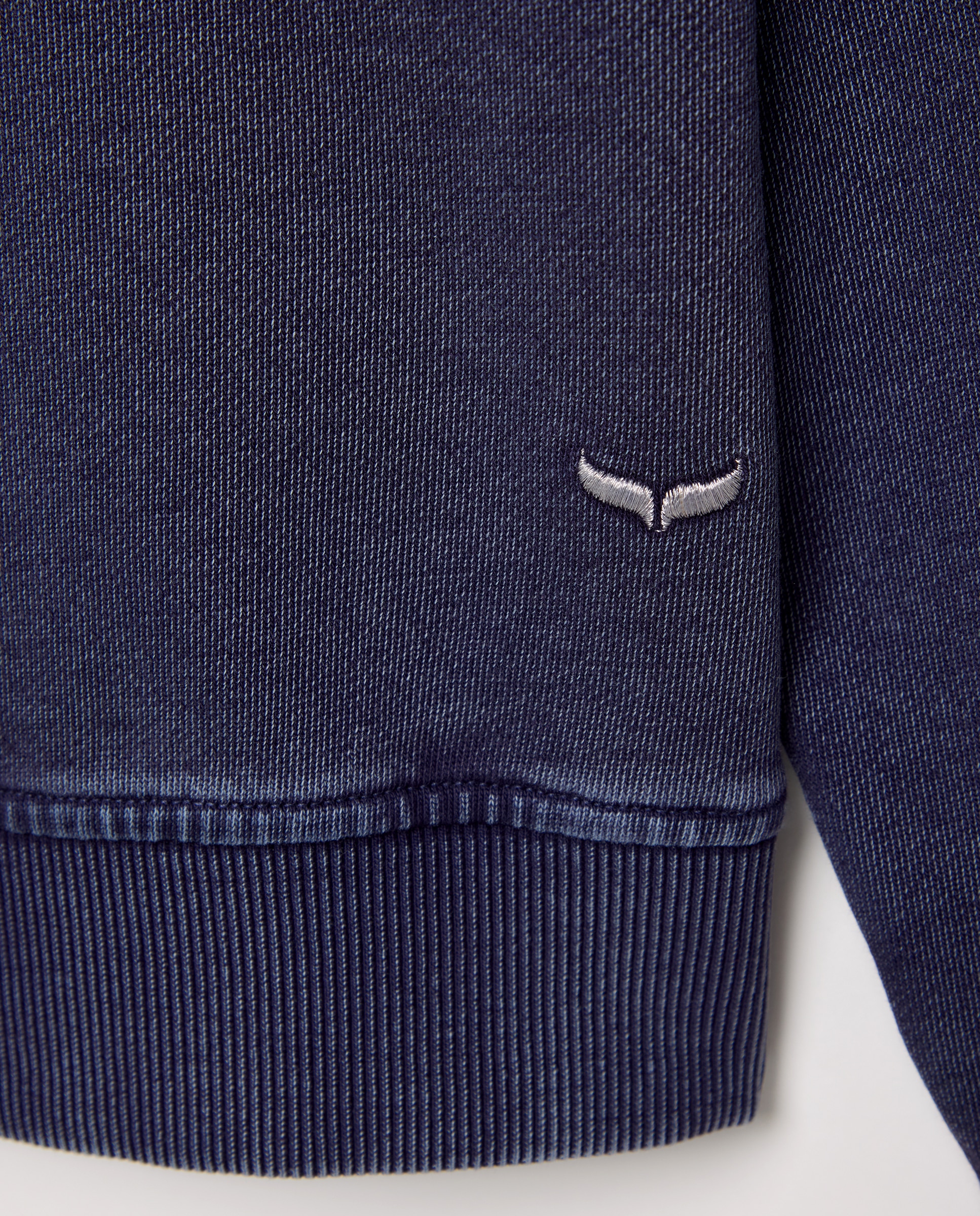 Sweatshirt com Abas e Tachas Azul-marinho-2