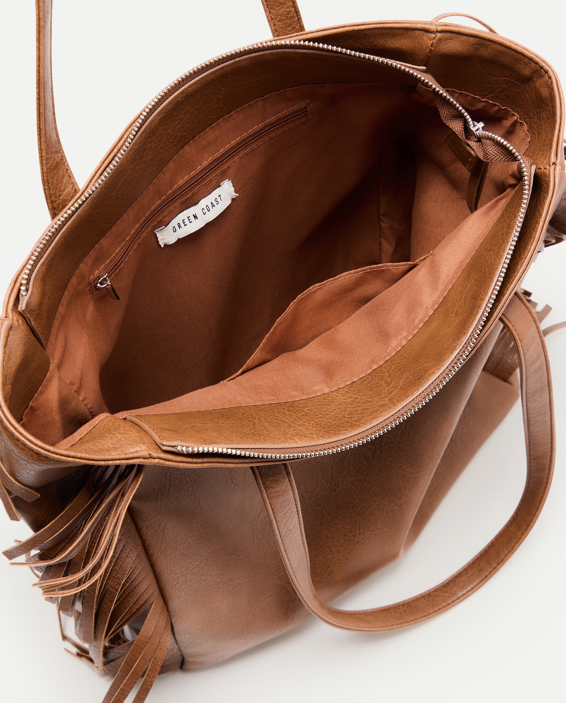 Mala shopping com tachas Castanho-3