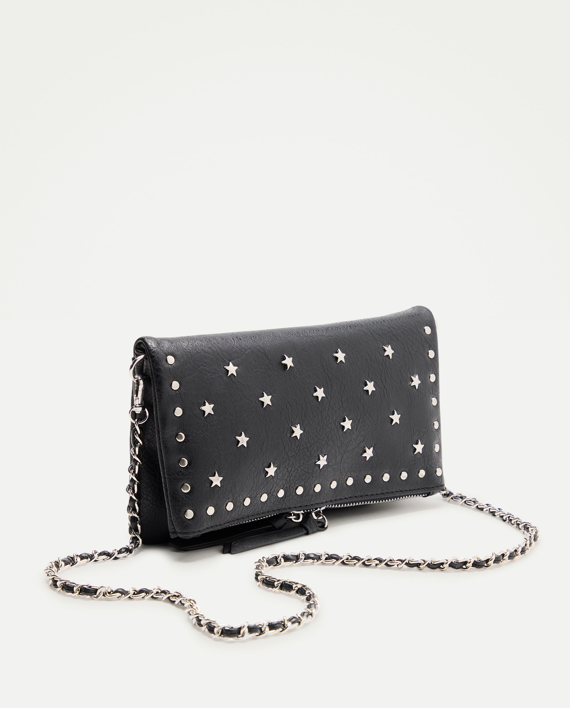Mala a Tiracolo com Estrelas Preto-3