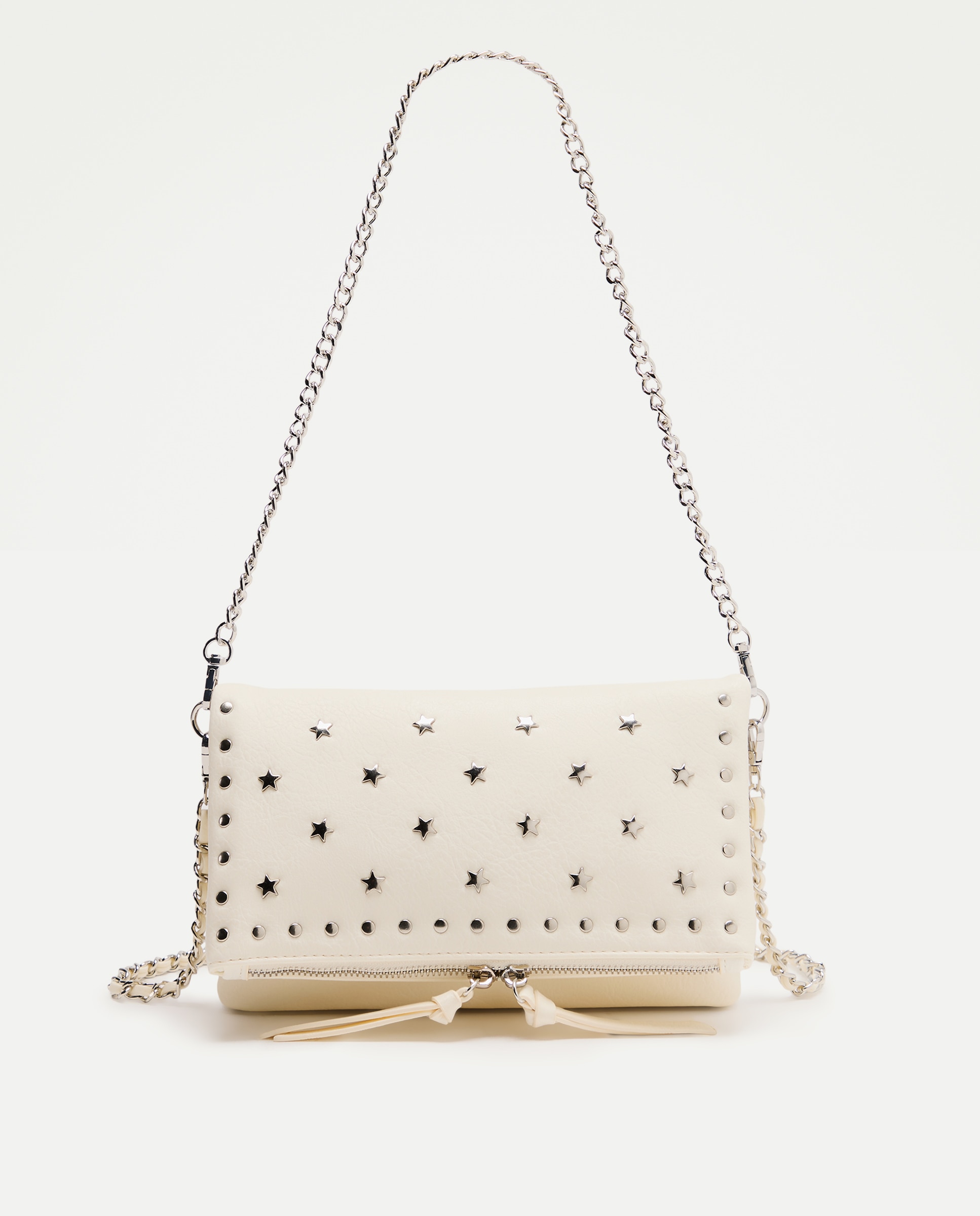 Mala a Tiracolo com Estrelas 120 Cru-1